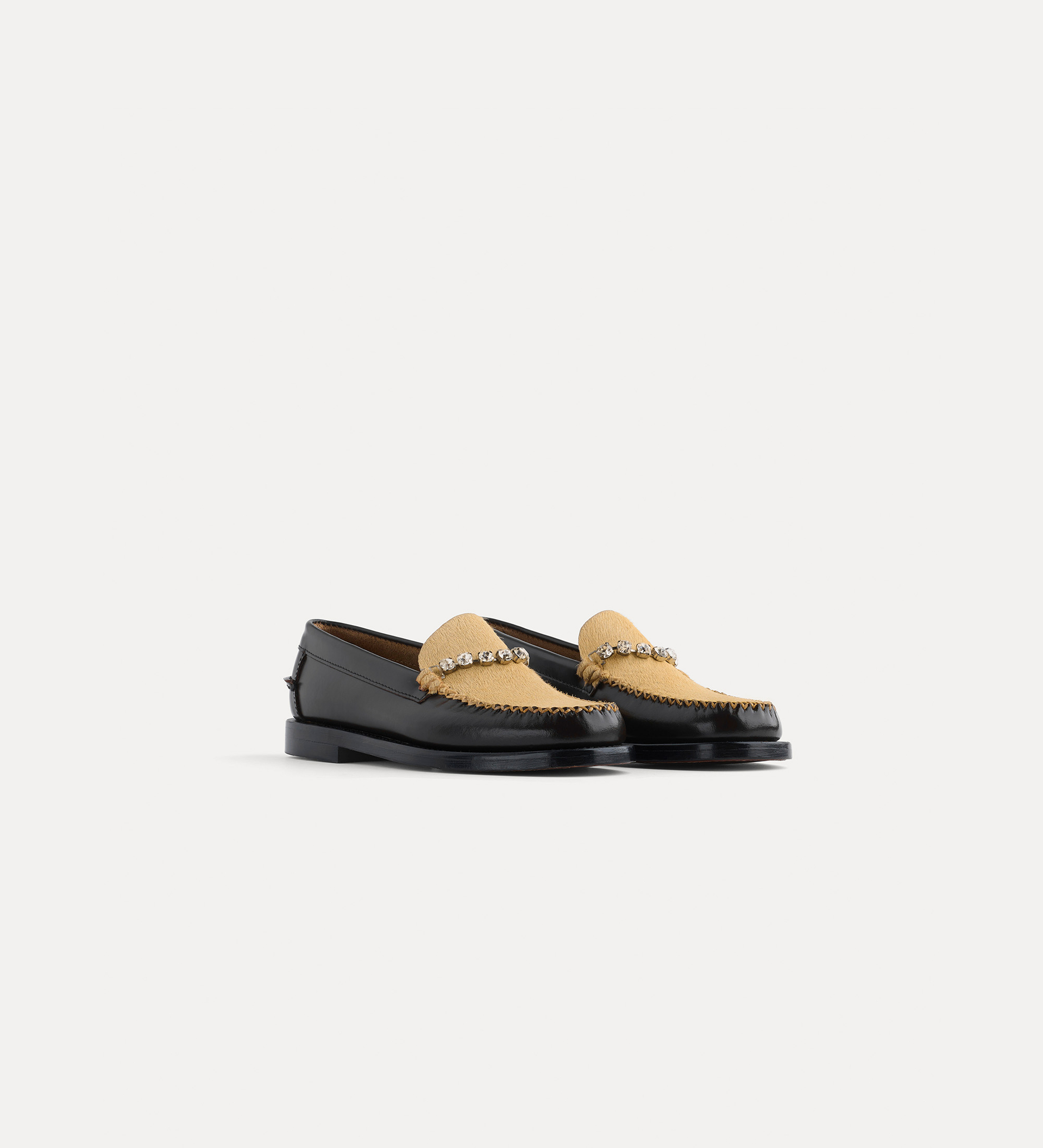loafer in calf leather and pony skin | forte_forte