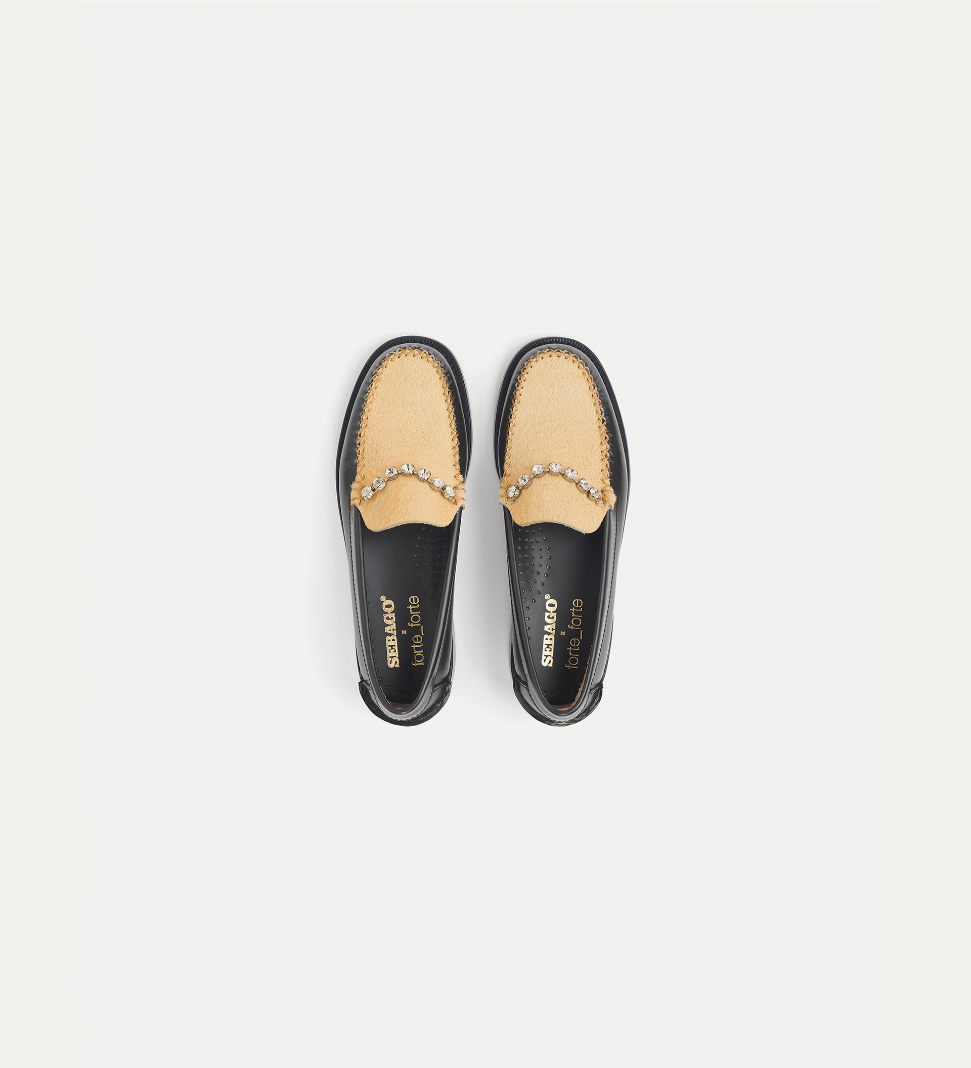loafer in calf leather and pony skin | forte_forte