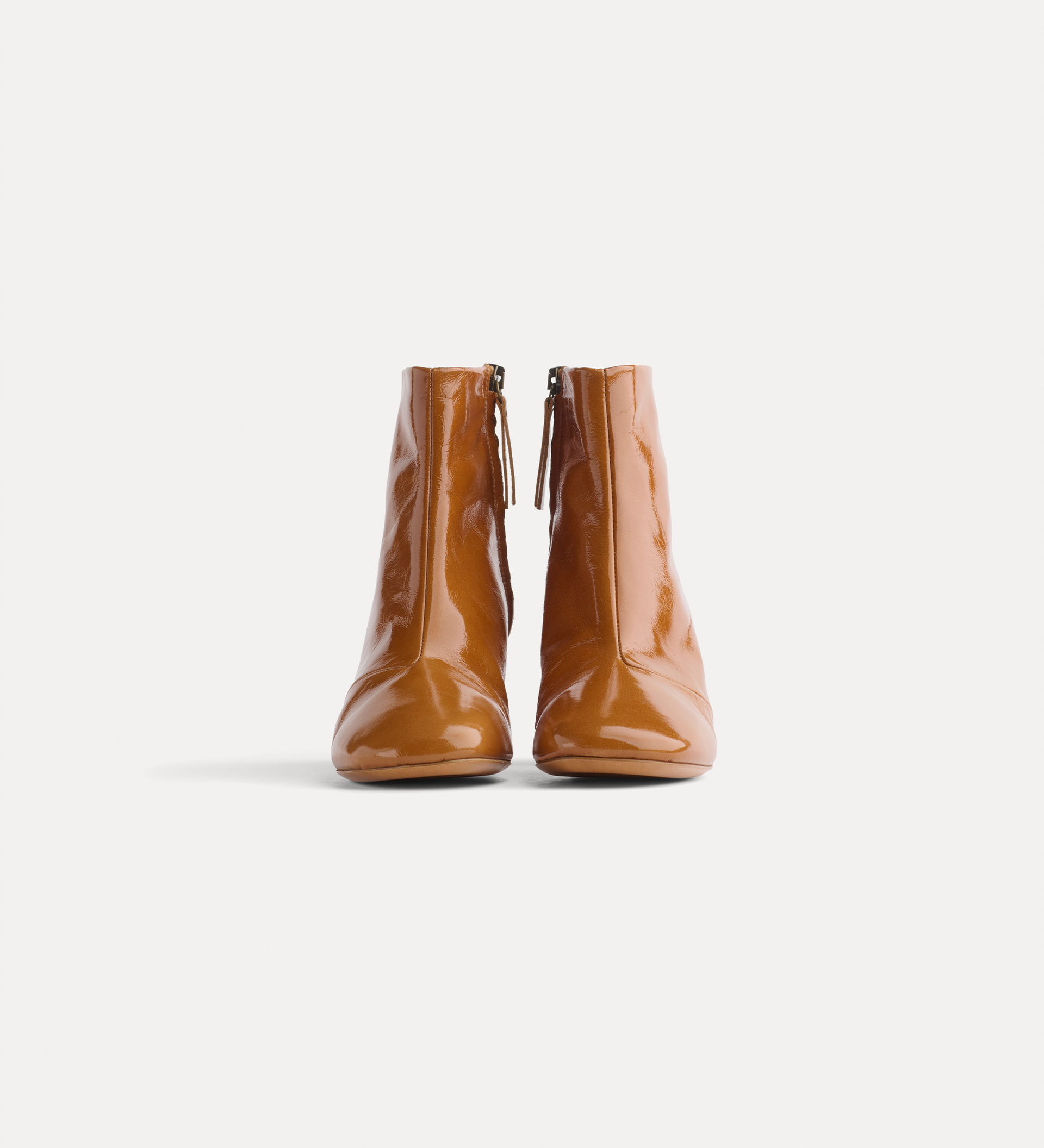 patent–leather ankle boot | forte_forte