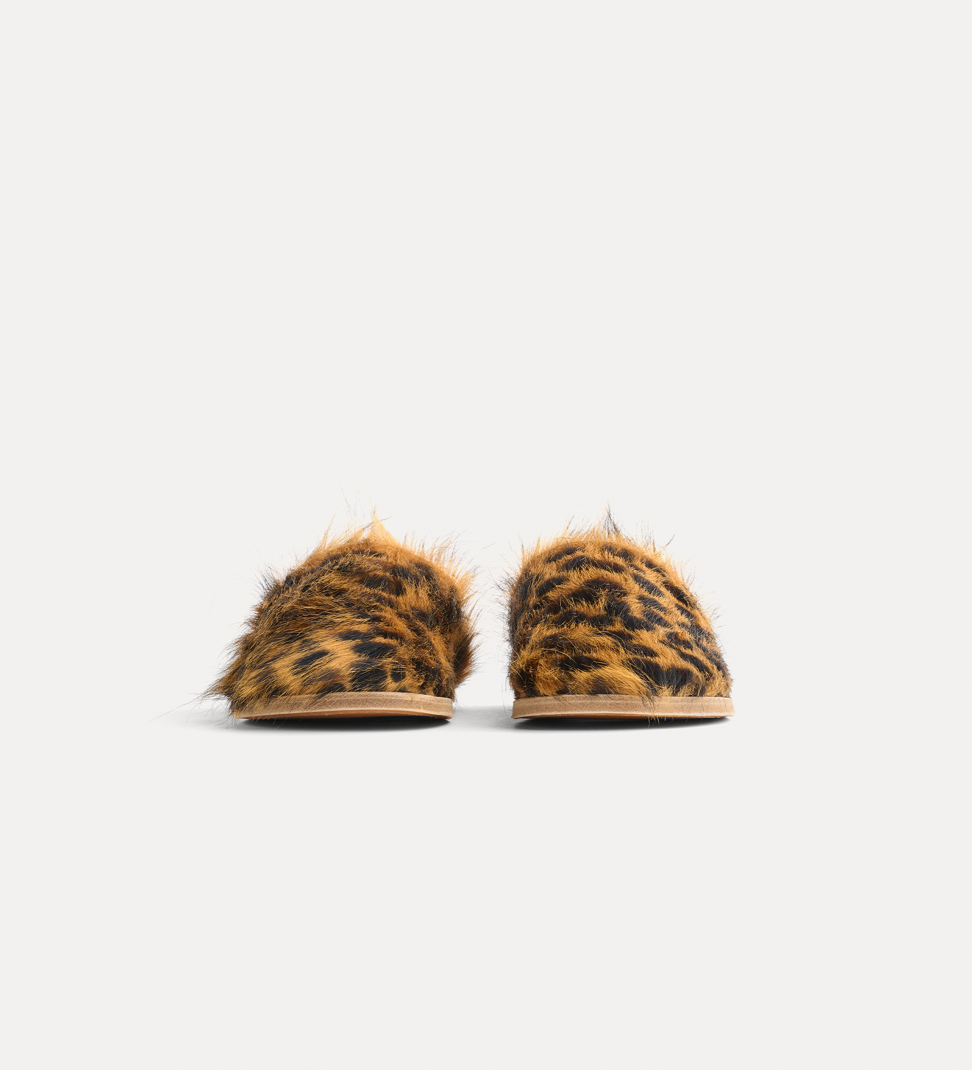 mule in pony skin with printed details | forte_forte