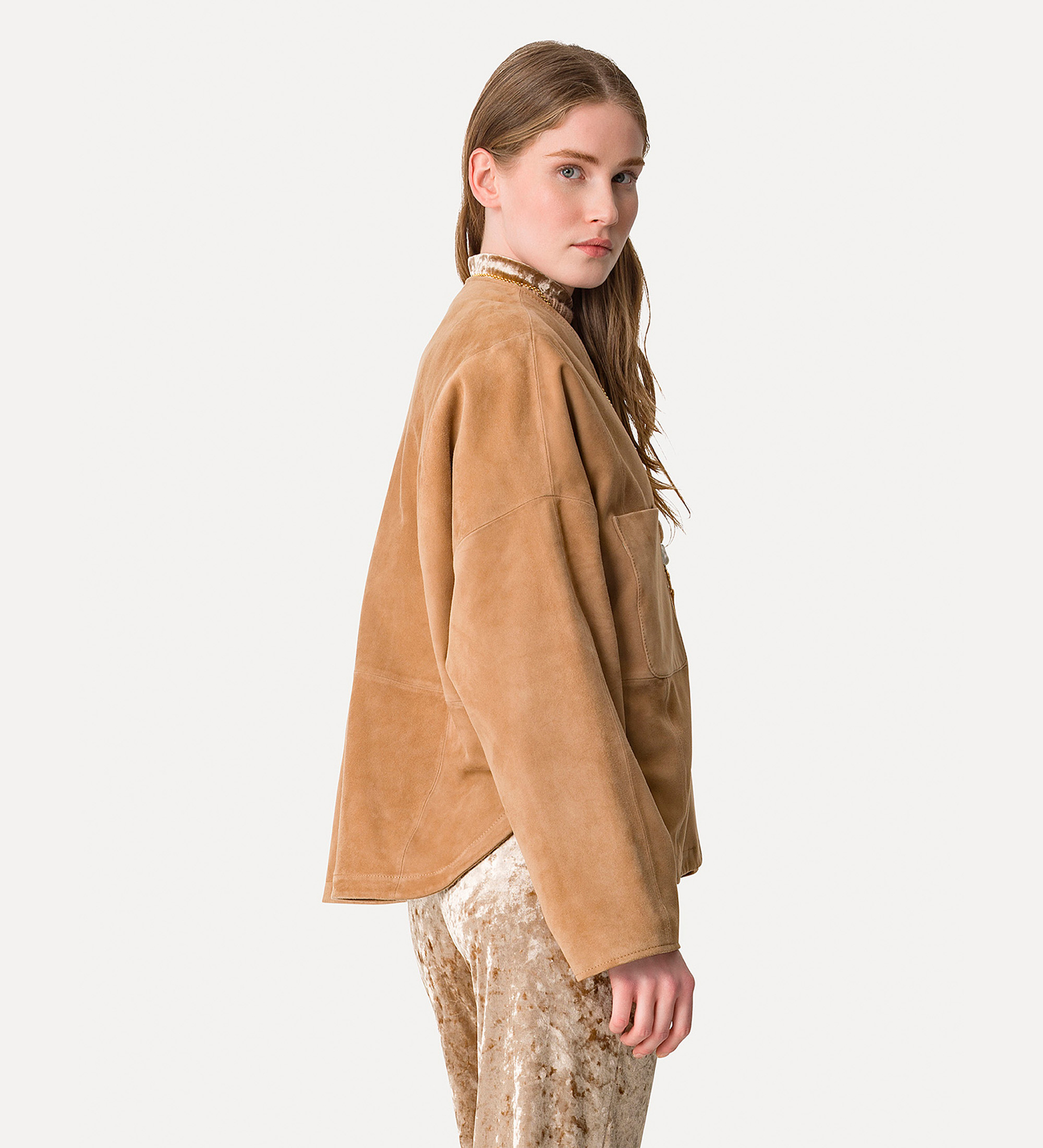 kimono in suede | forte_forte