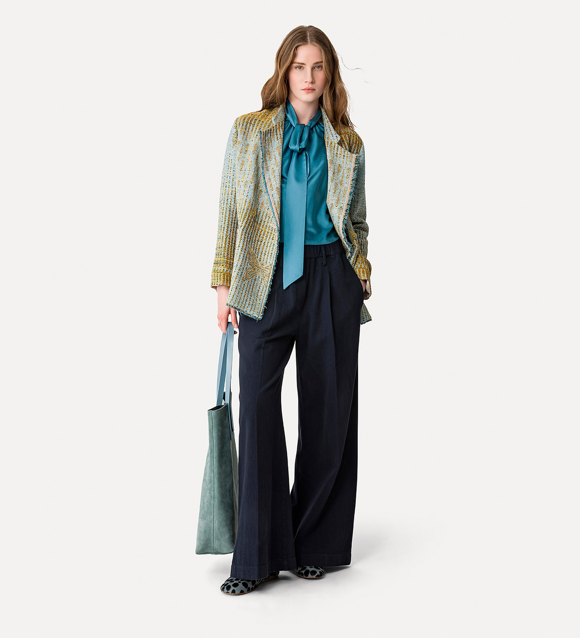 “libelle” overjacket in jacquard | forte_forte