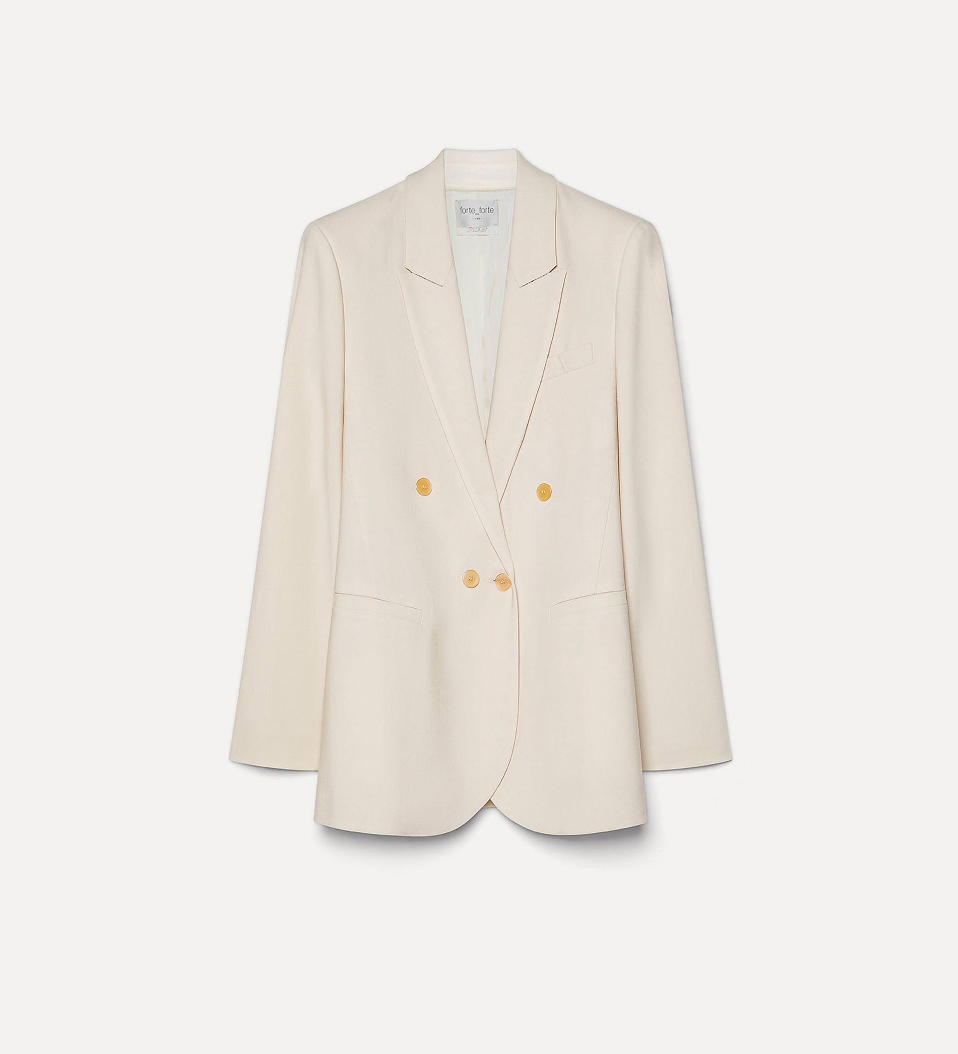 regular–fit twill jacket | forte_forte