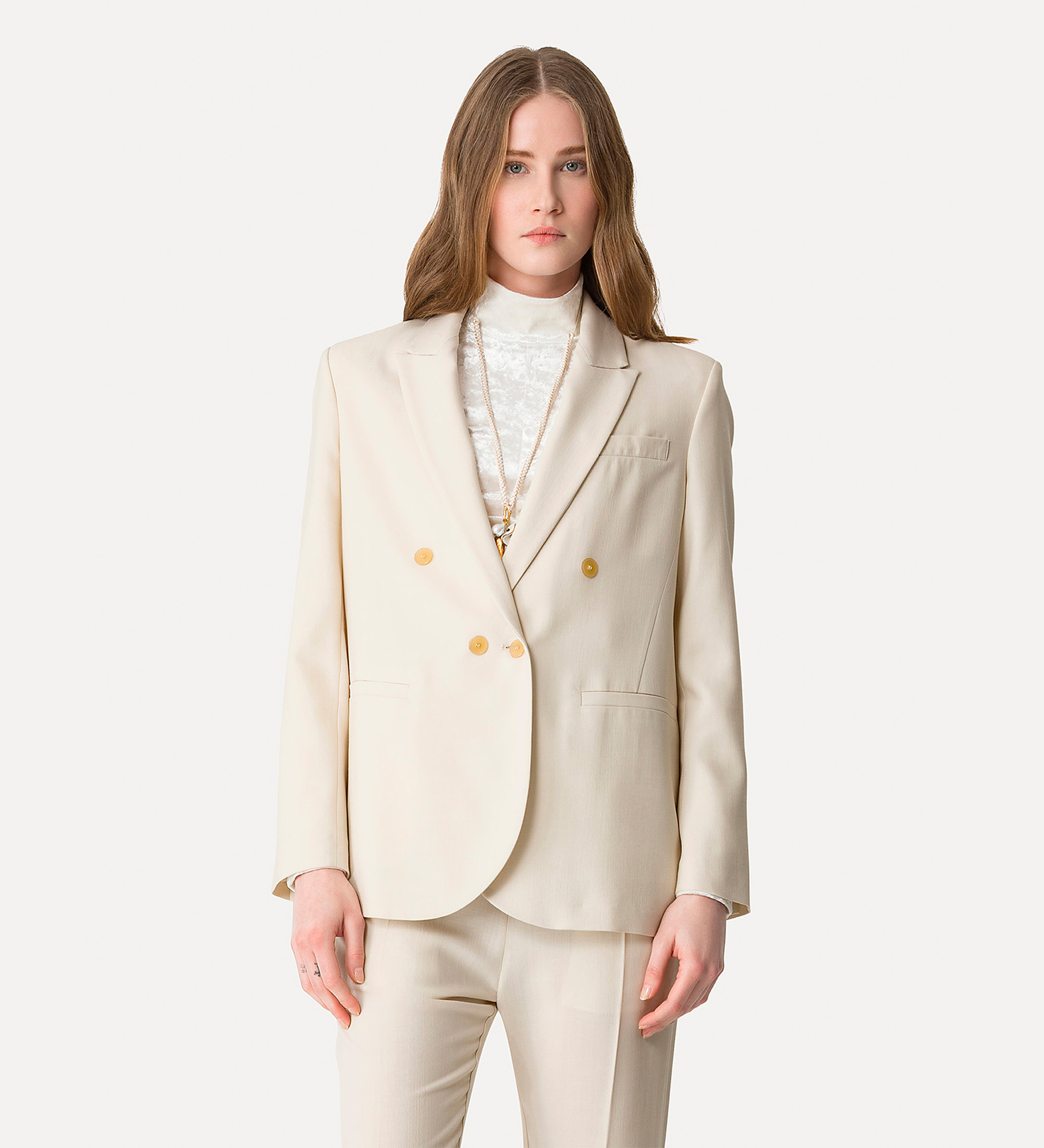 regular–fit twill jacket | forte_forte