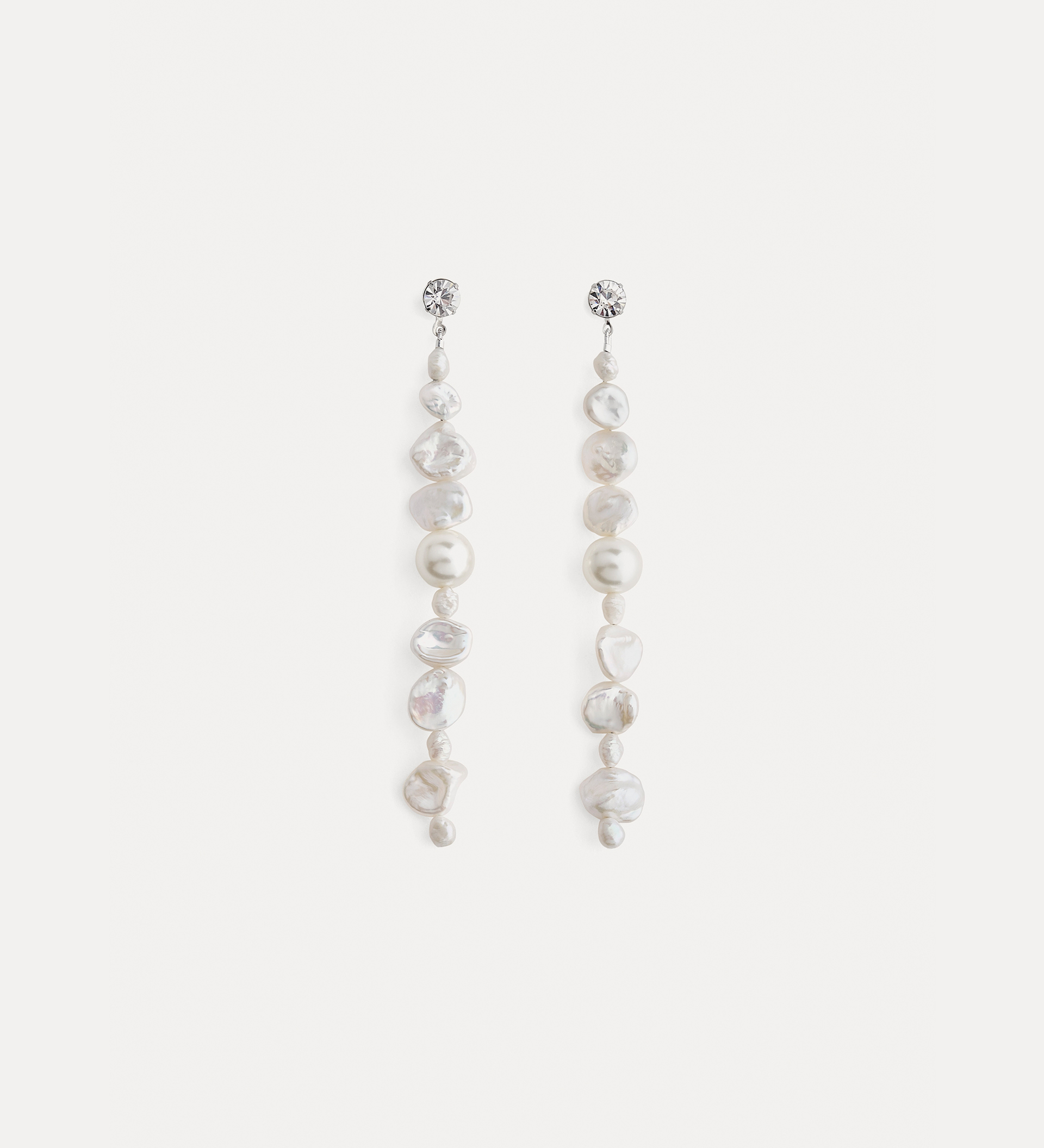 boucles d'oreilles en perles pendantes | forte_forte