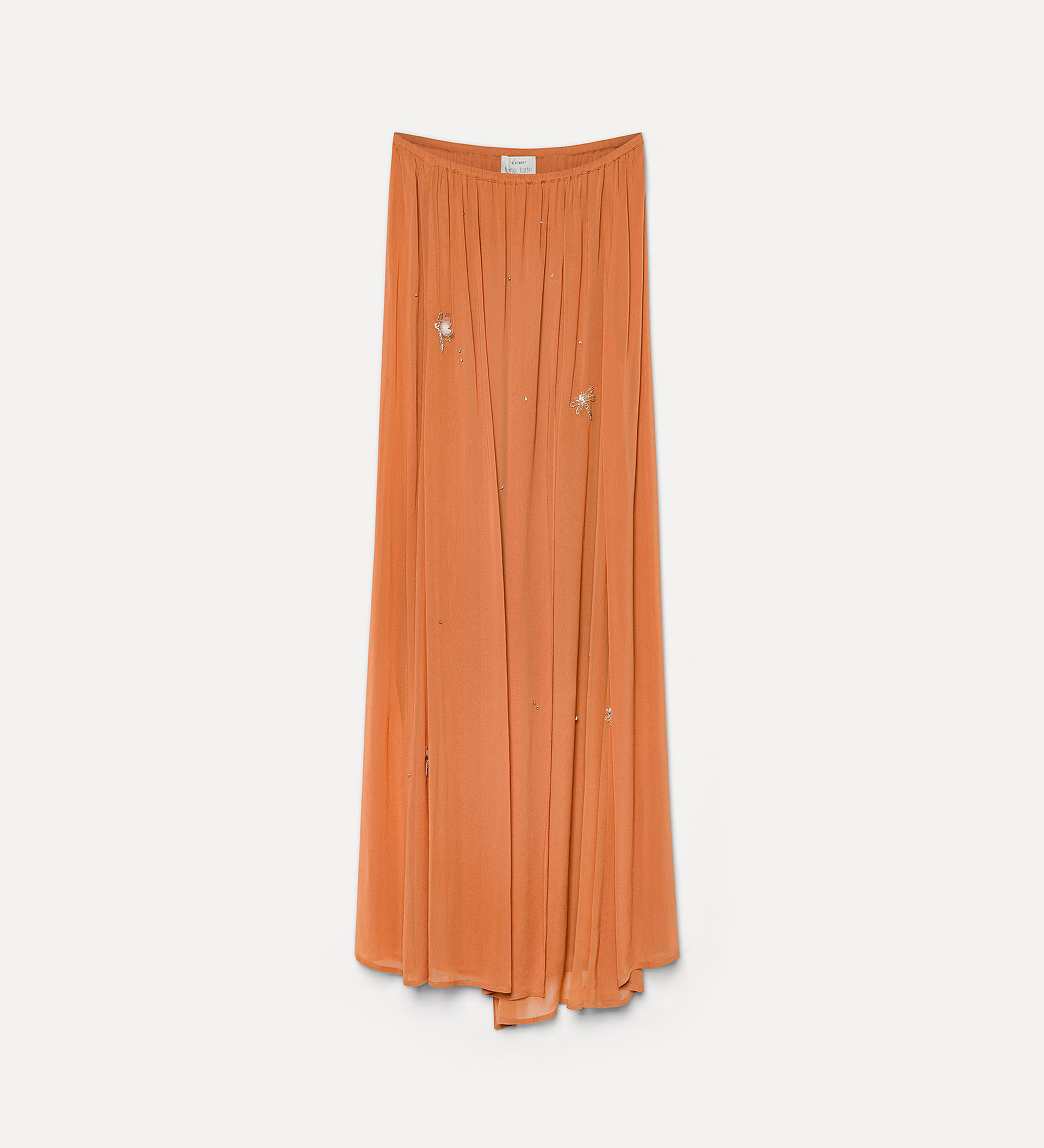 longline skirt with “carrousel des sylphes” embroidery | forte_forte
