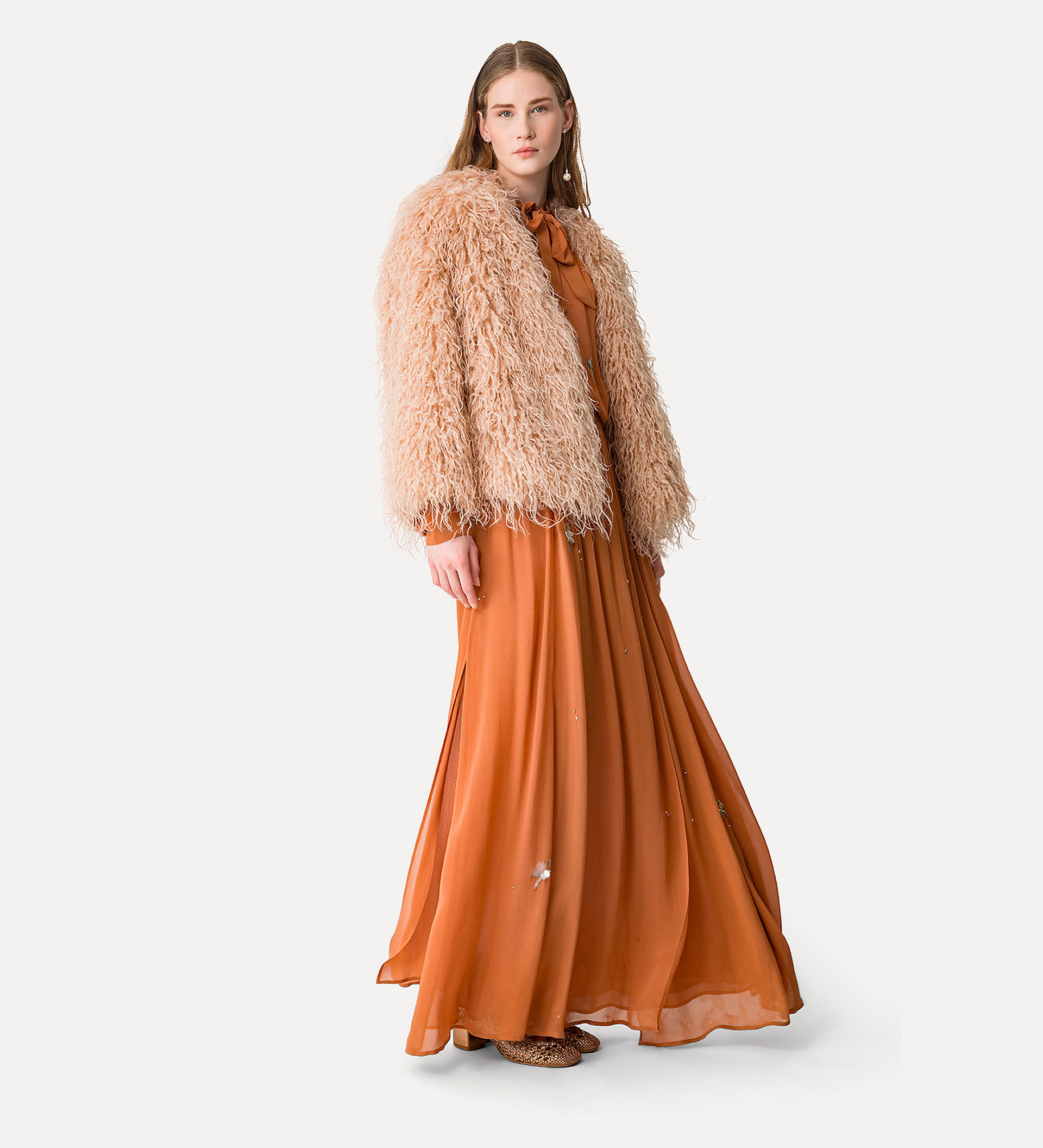longline skirt with “carrousel des sylphes” embroidery | forte_forte