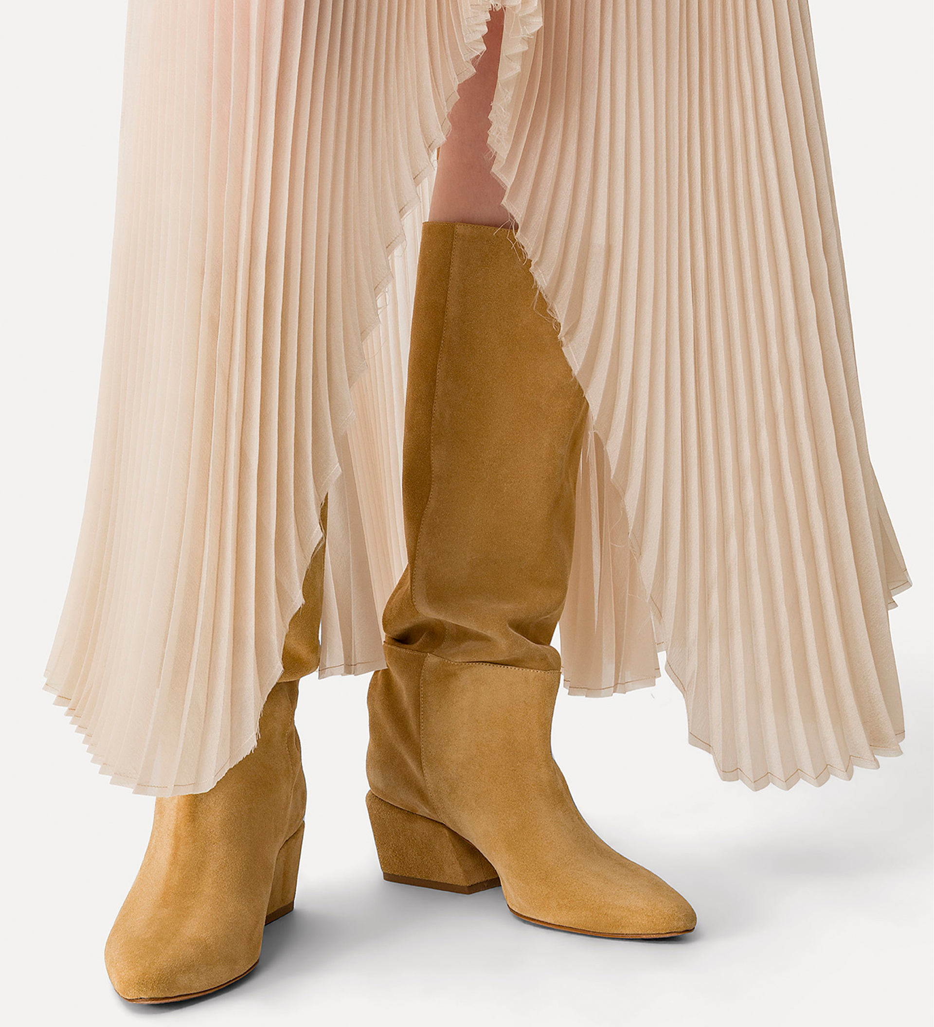 gonna plissettata in organza contemporary | forte_forte