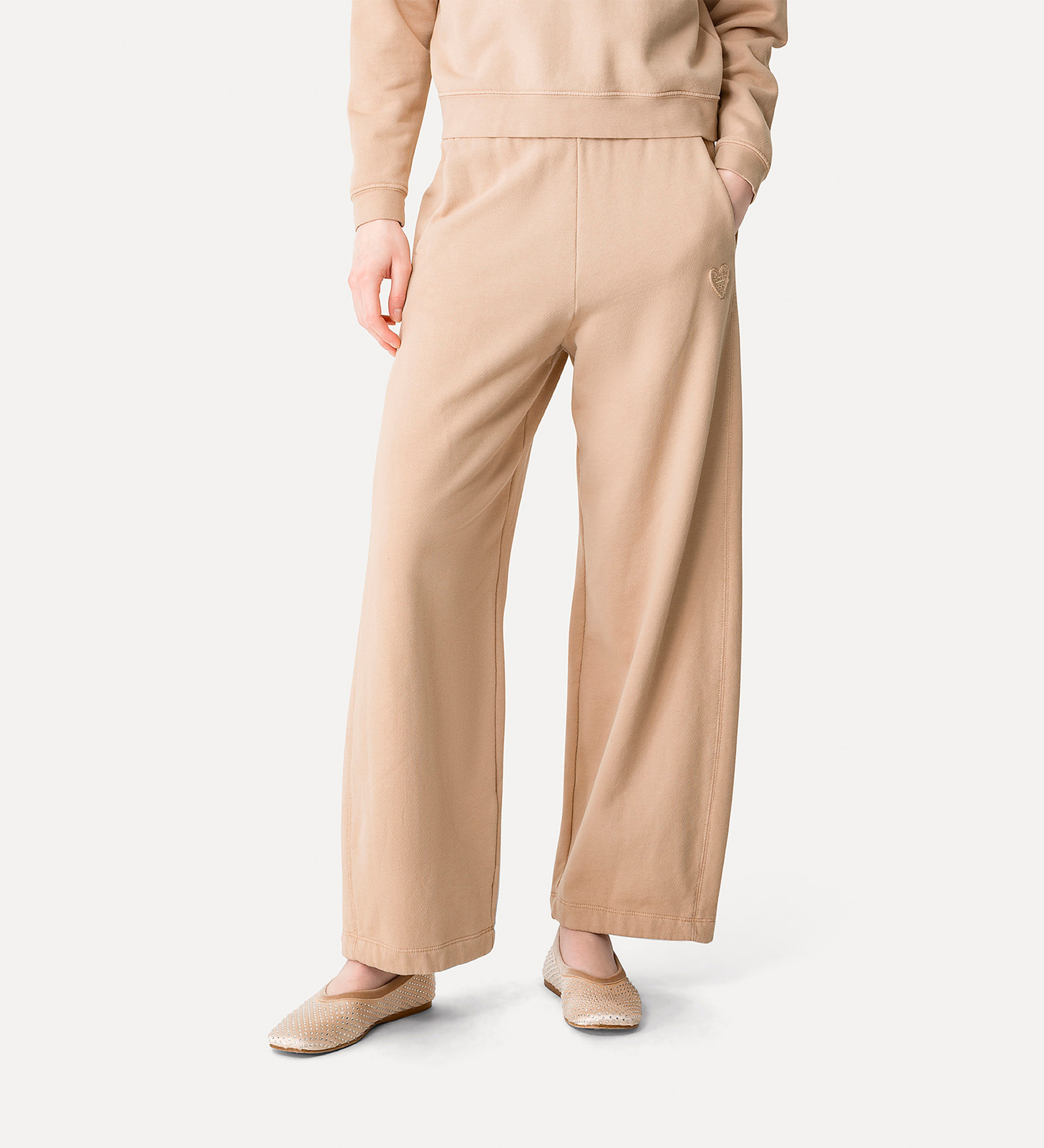 pantalon en molleton de coton | forte_forte