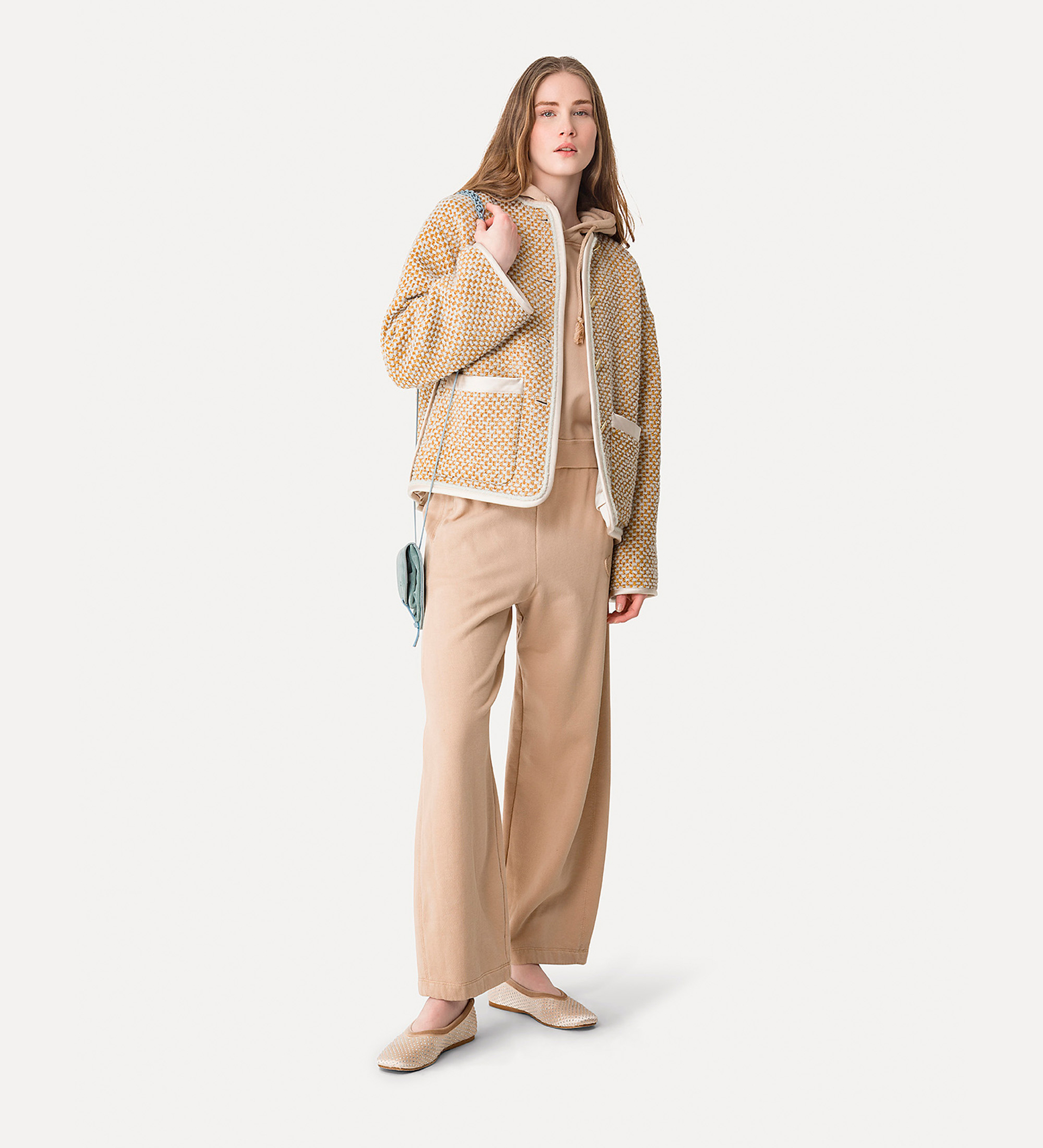 pantalon en molleton de coton | forte_forte