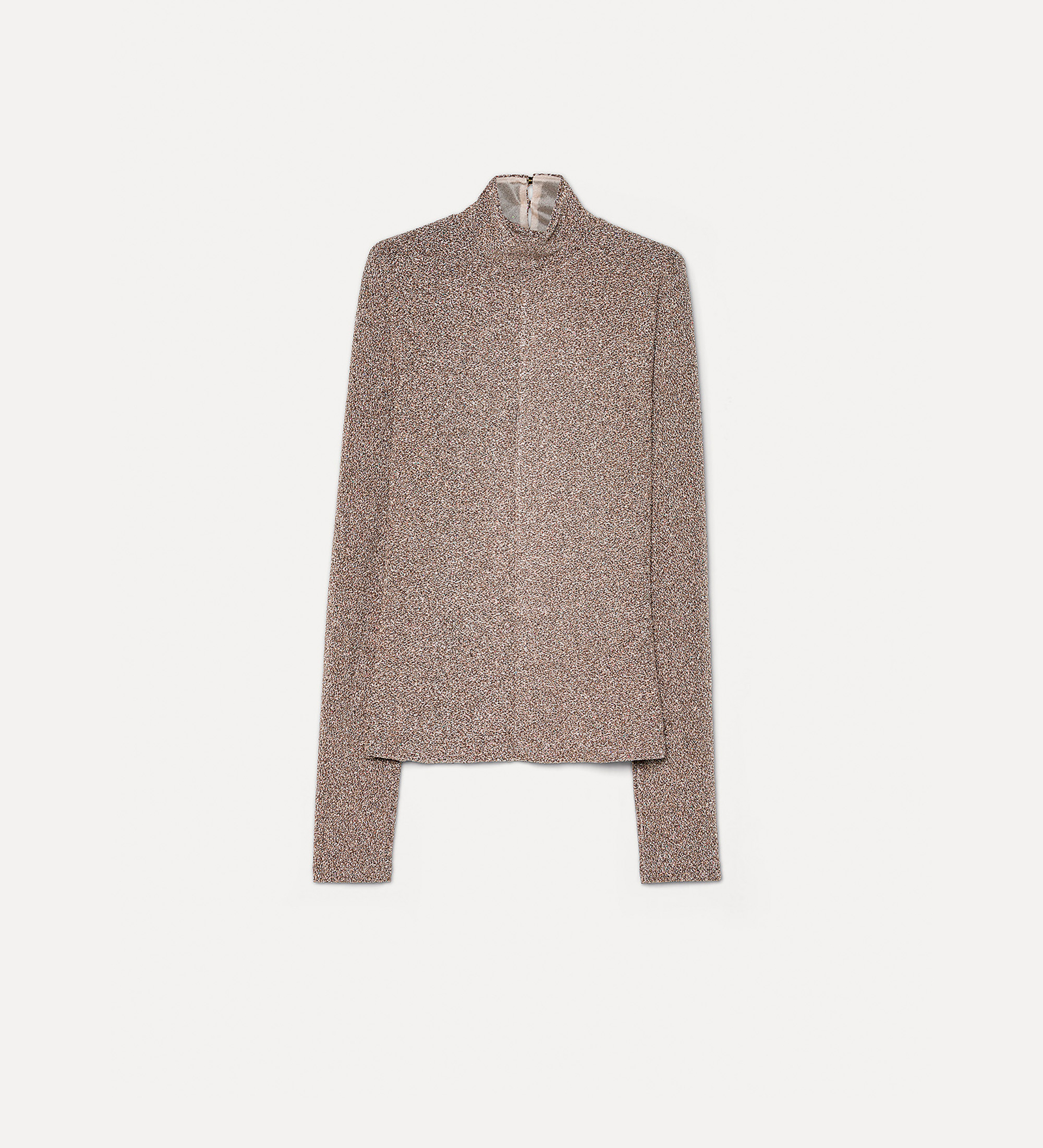 rollneck in lurex vrillé jersey | forte_forte