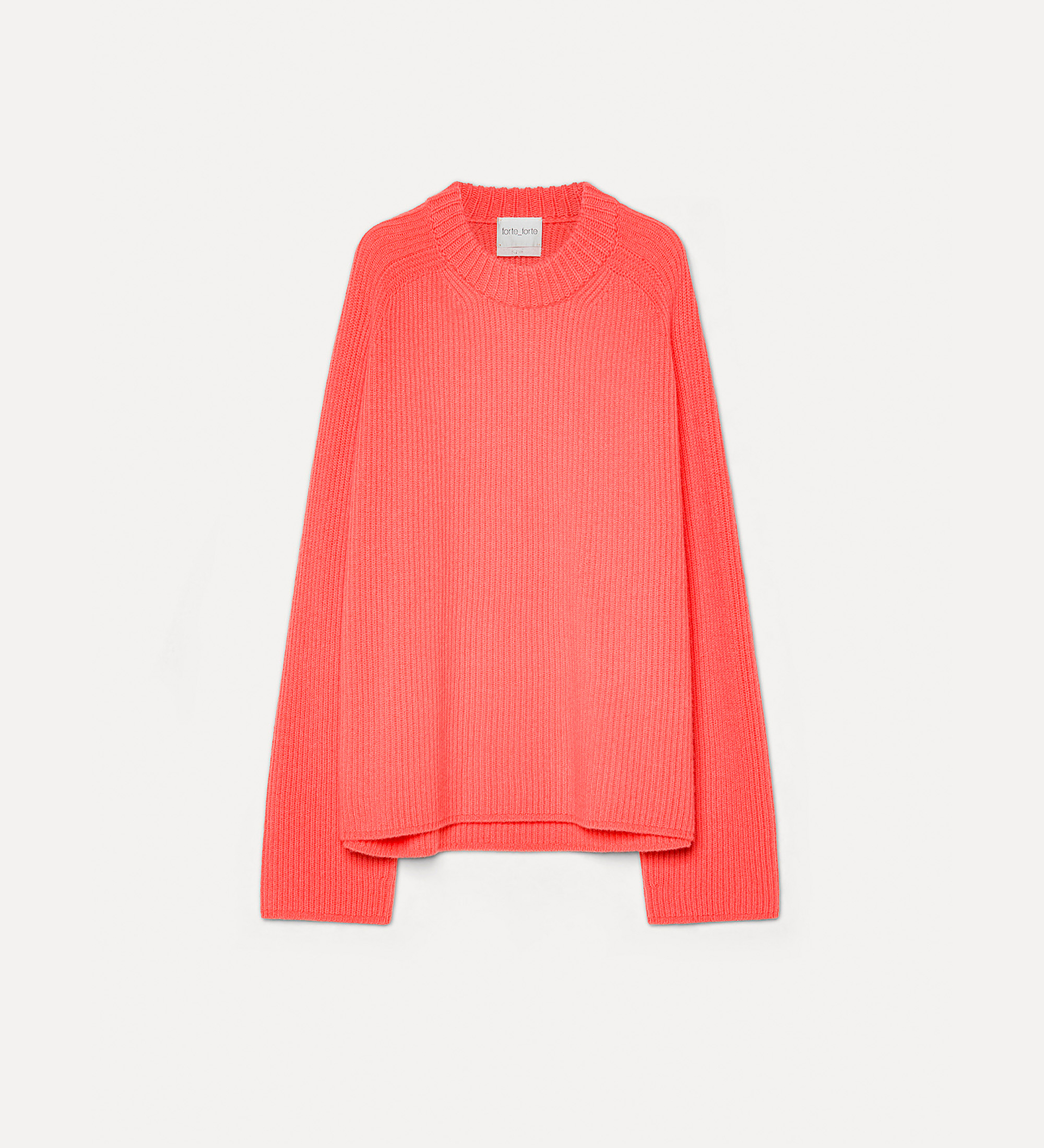 maglia girocollo in cashmere e lana | forte_forte