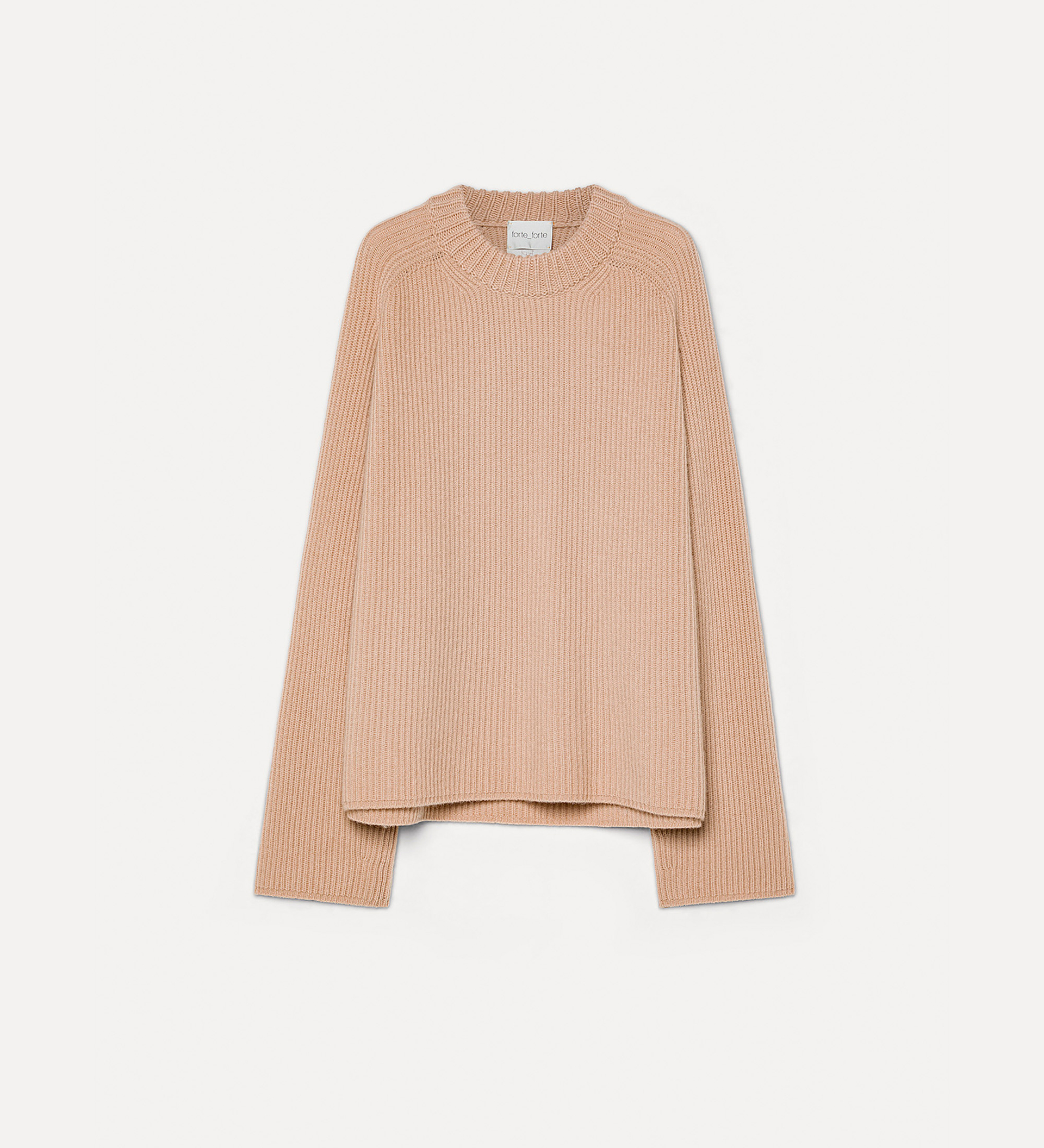 maglia girocollo in cashmere e lana | forte_forte