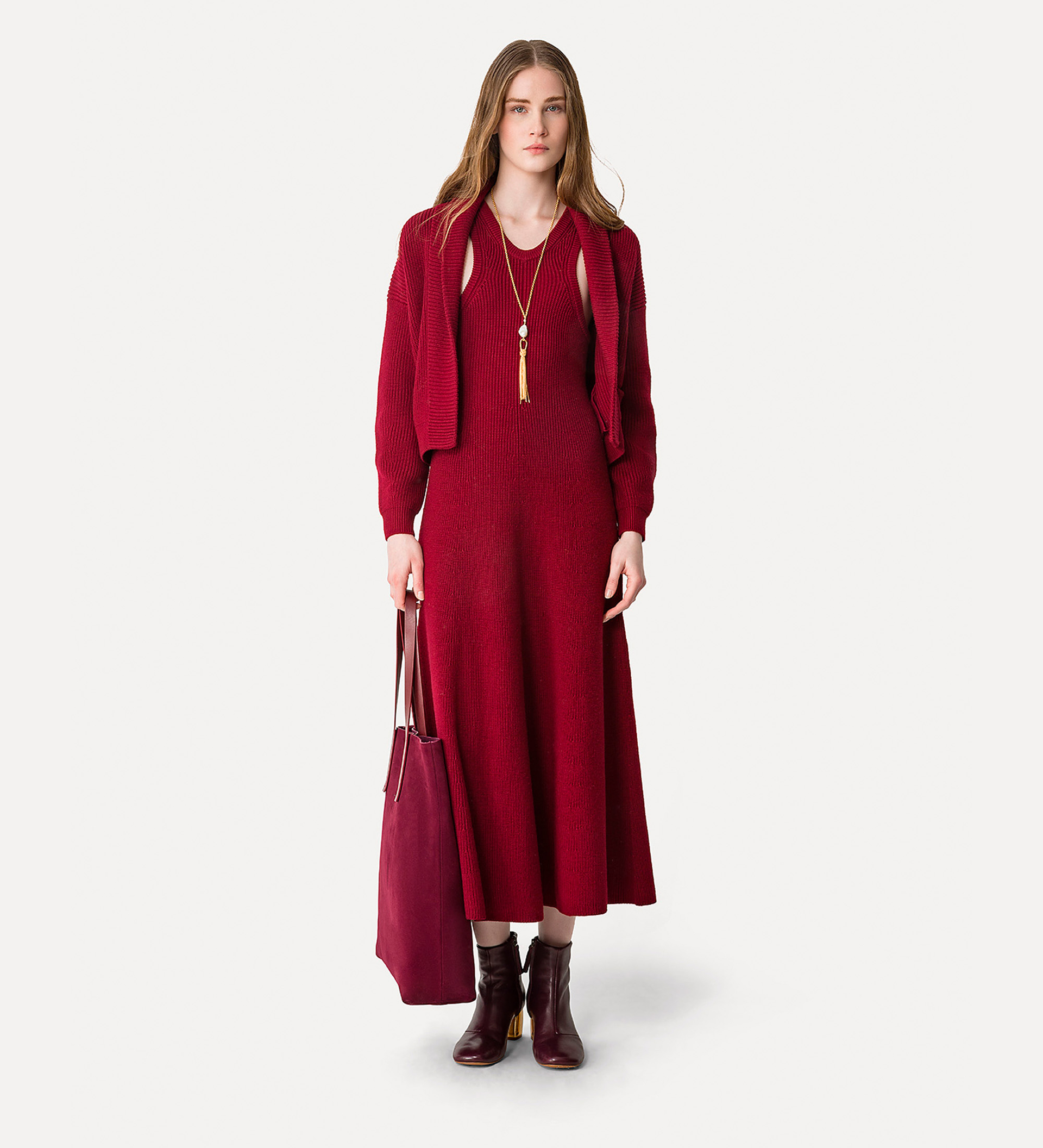 slip dress in merino wool | forte_forte