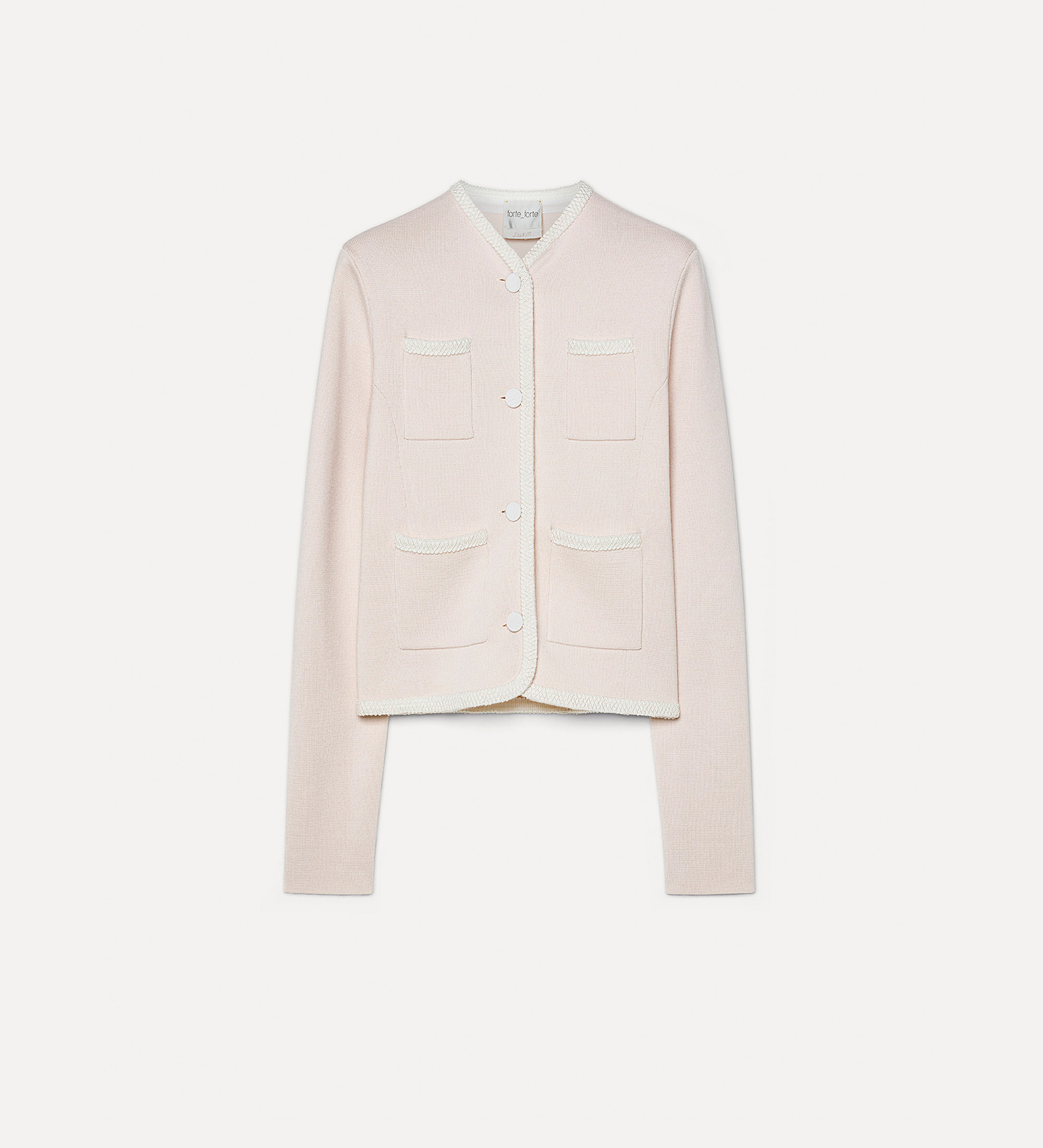jacket in a full–milan–knit material | forte_forte
