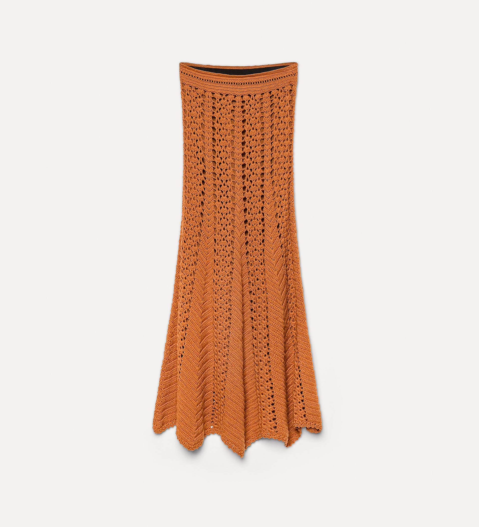 crocheted skirt in merino wool | forte_forte