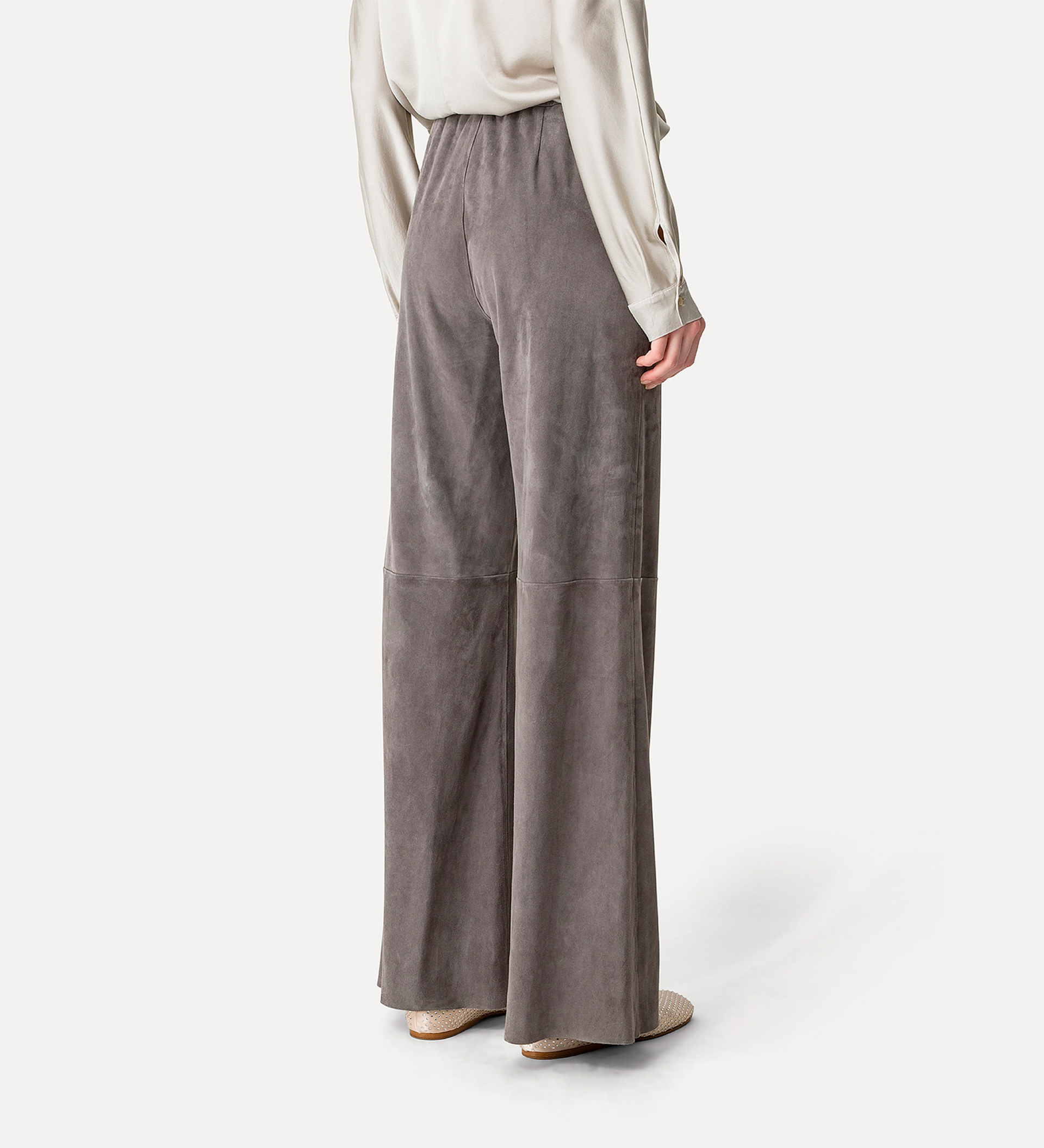 suede trousers | forte_forte