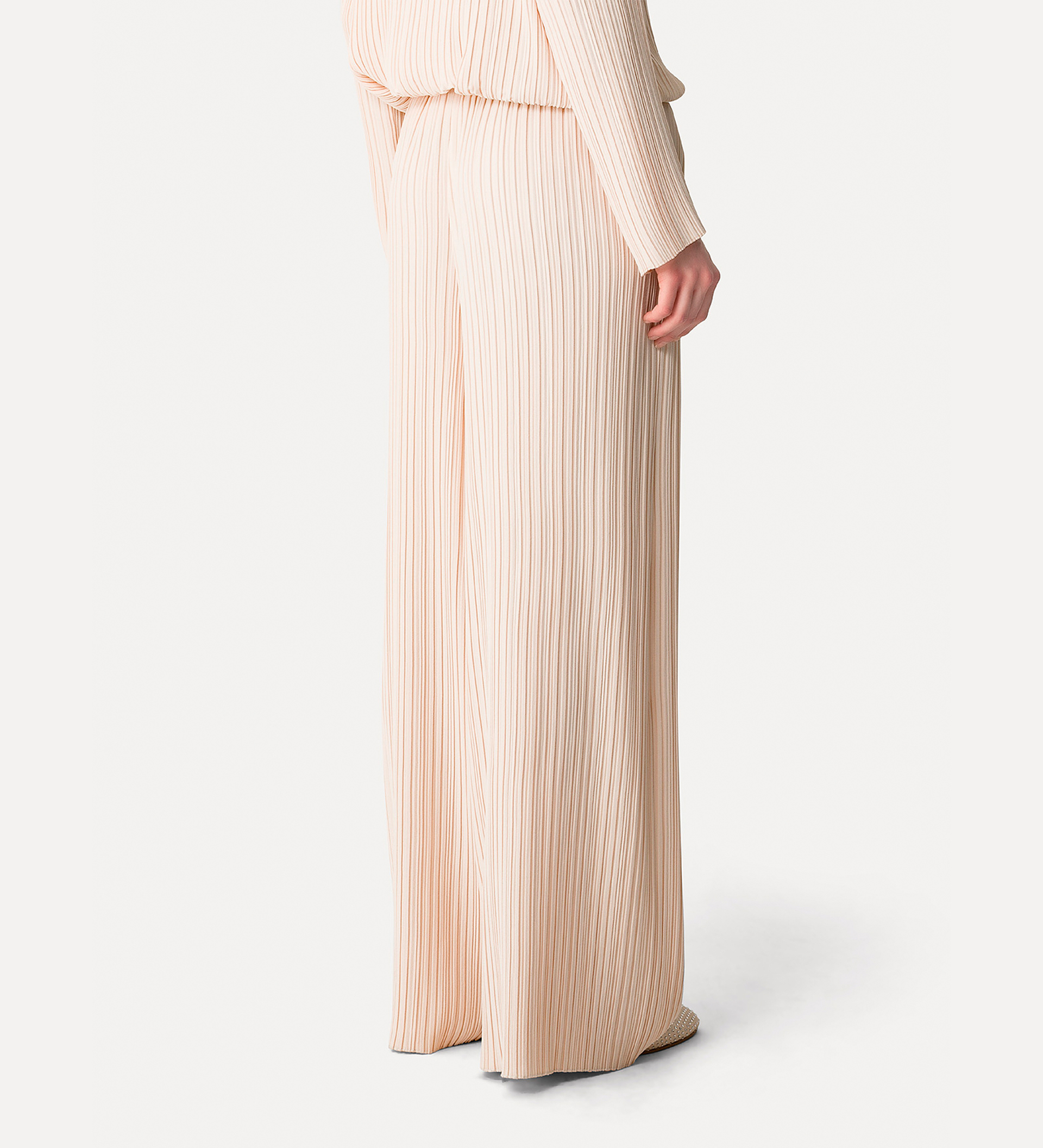 trousers in crêpe sablé | forte_forte