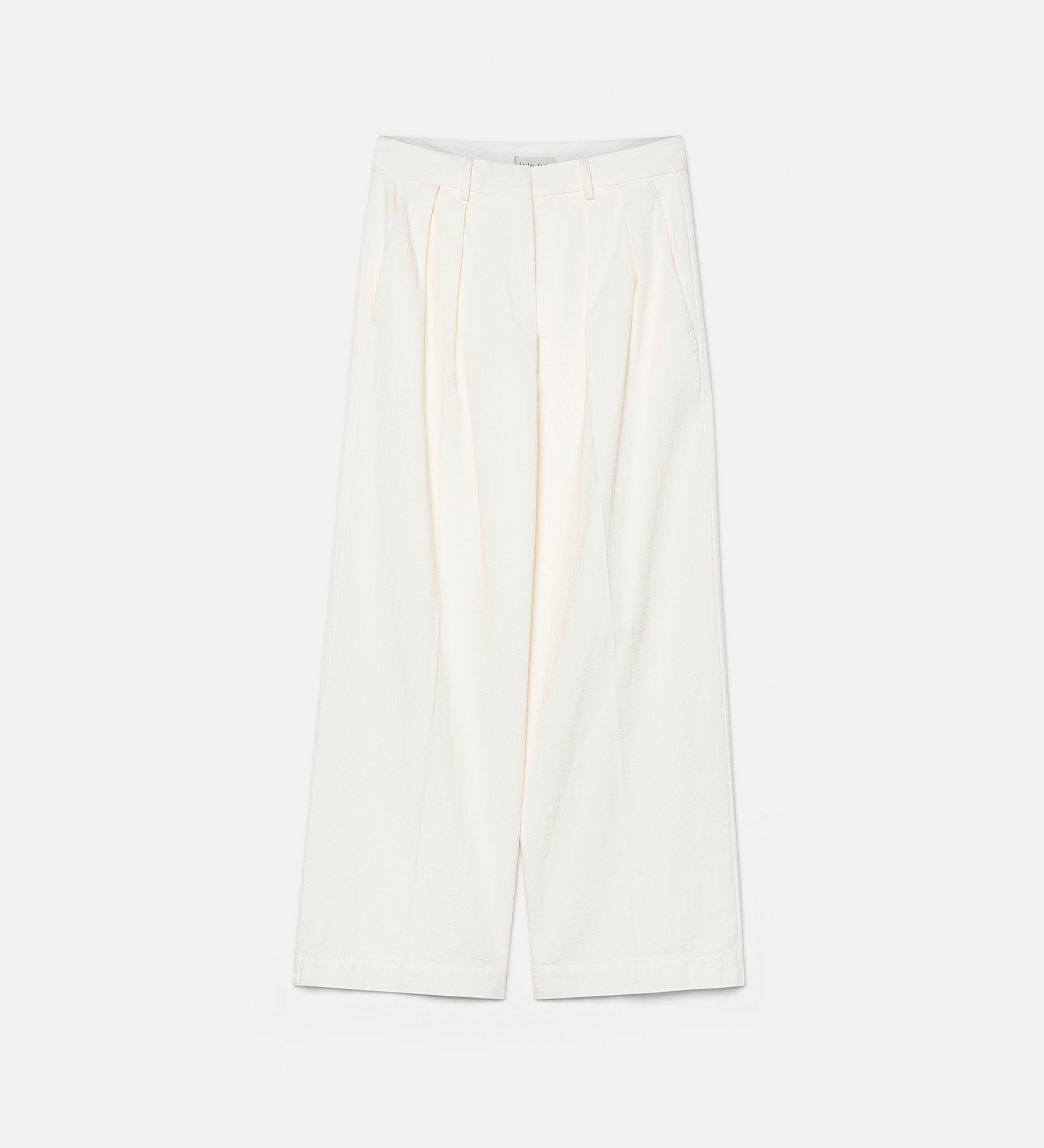 low–waisted tailored trousers | forte_forte