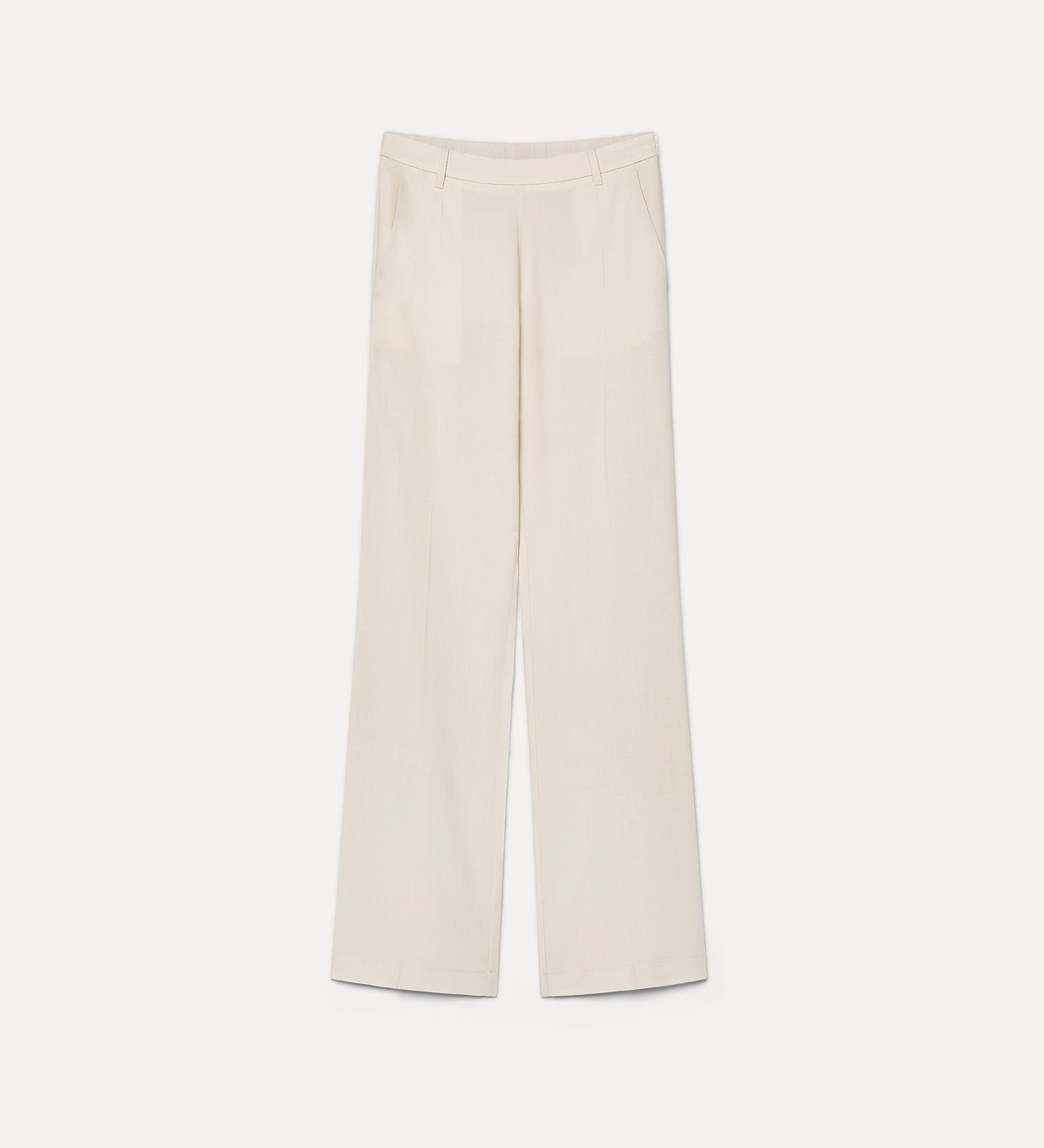 trousers in twill wool viscose | forte_forte
