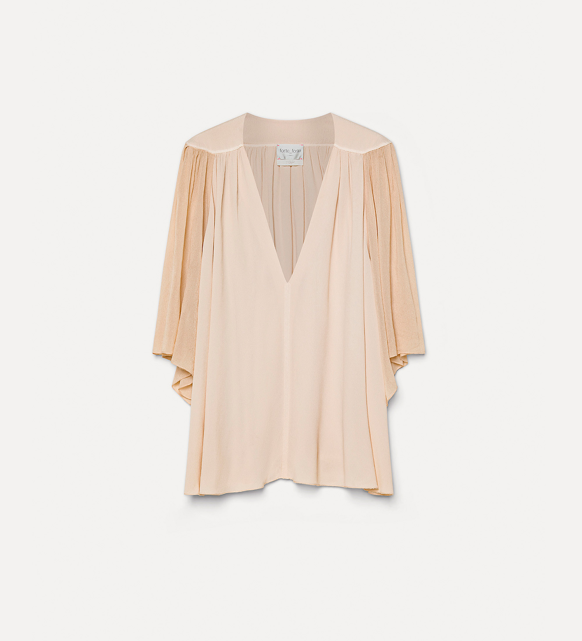 blouse in viscose crêpe | forte_forte