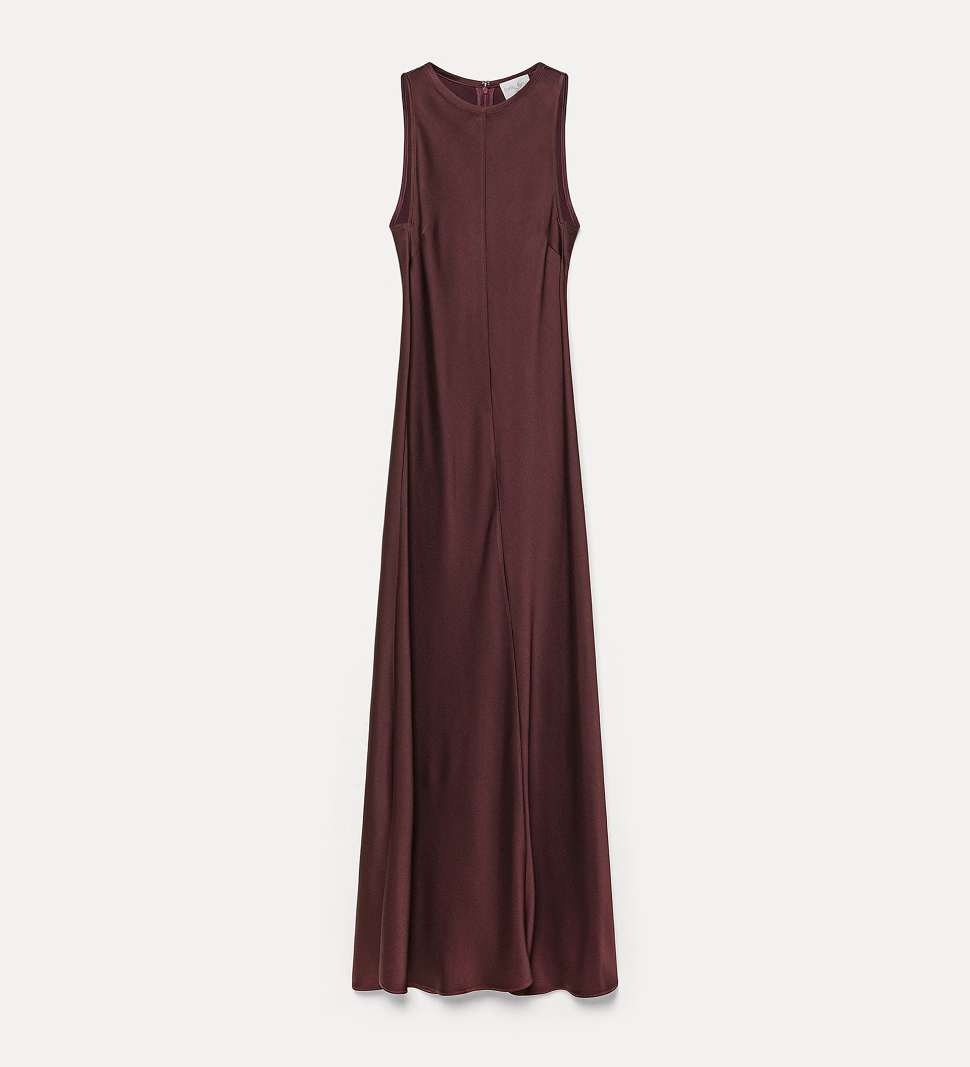 sleeveless dress in satin envers | forte_forte