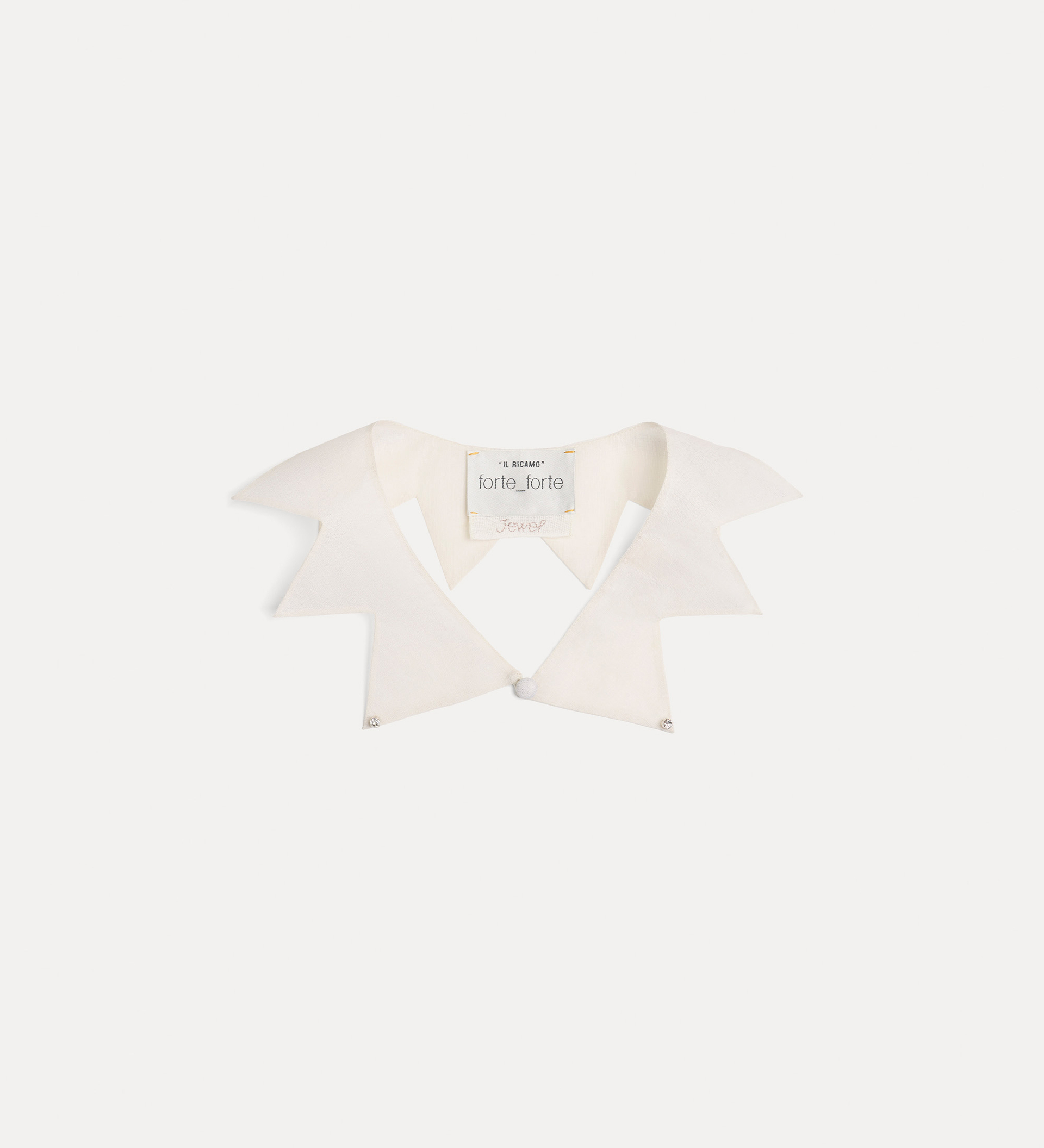 col en mousseline avec broderie “mémoires d'enfance” | forte_forte