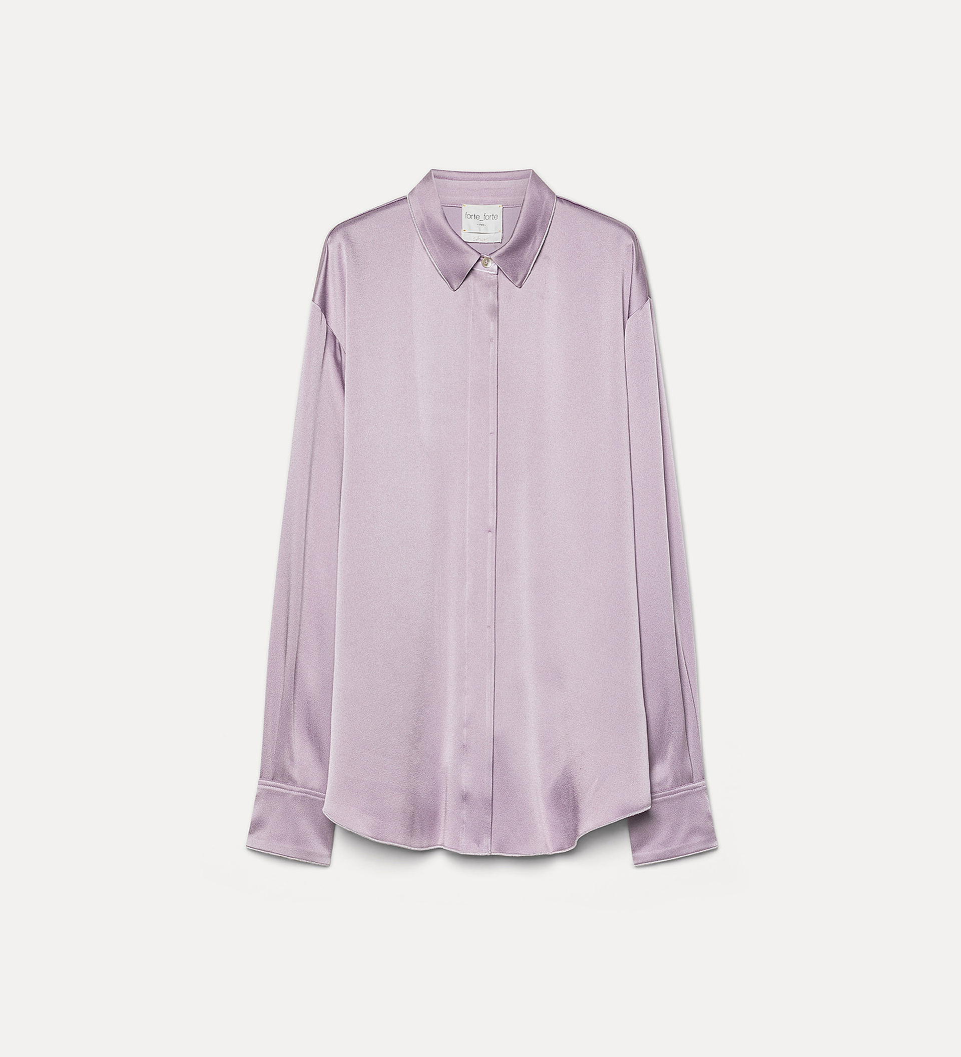 shirt in satin envers | forte_forte