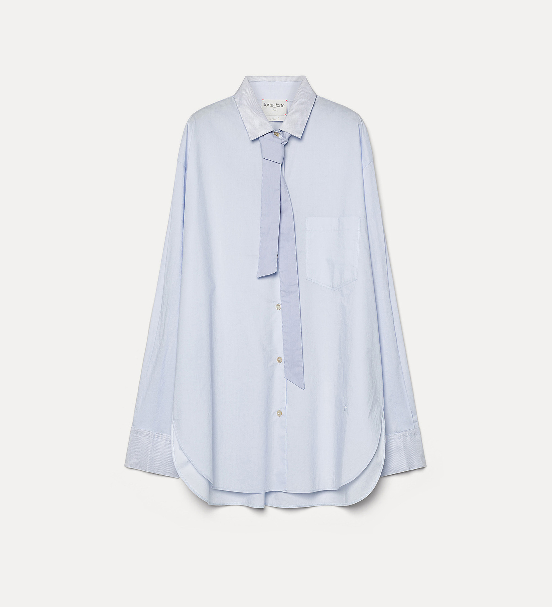 oversized shirt in cotton poplin | forte_forte