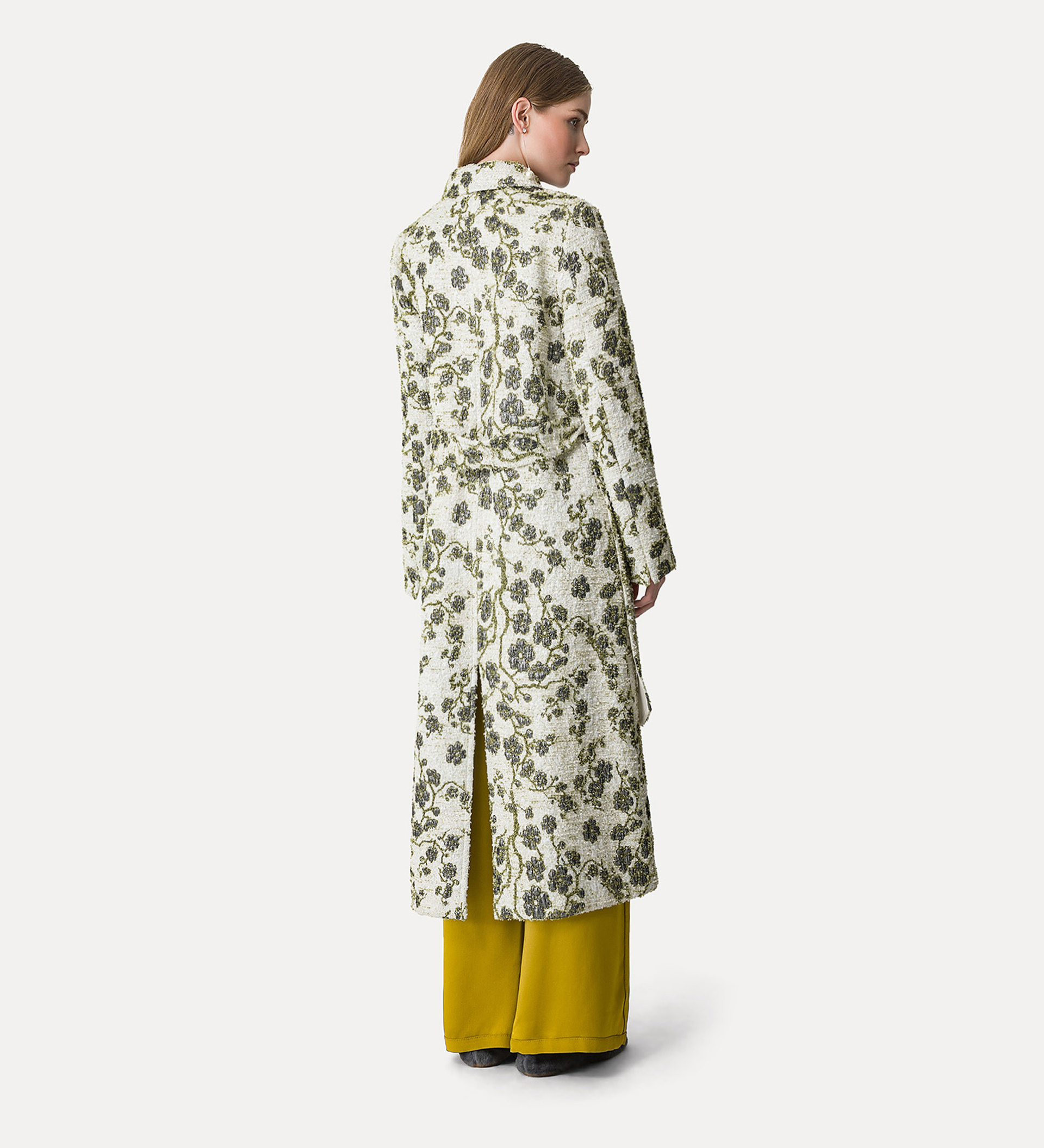 cappotto jacquard “la lune en fleur” | forte_forte