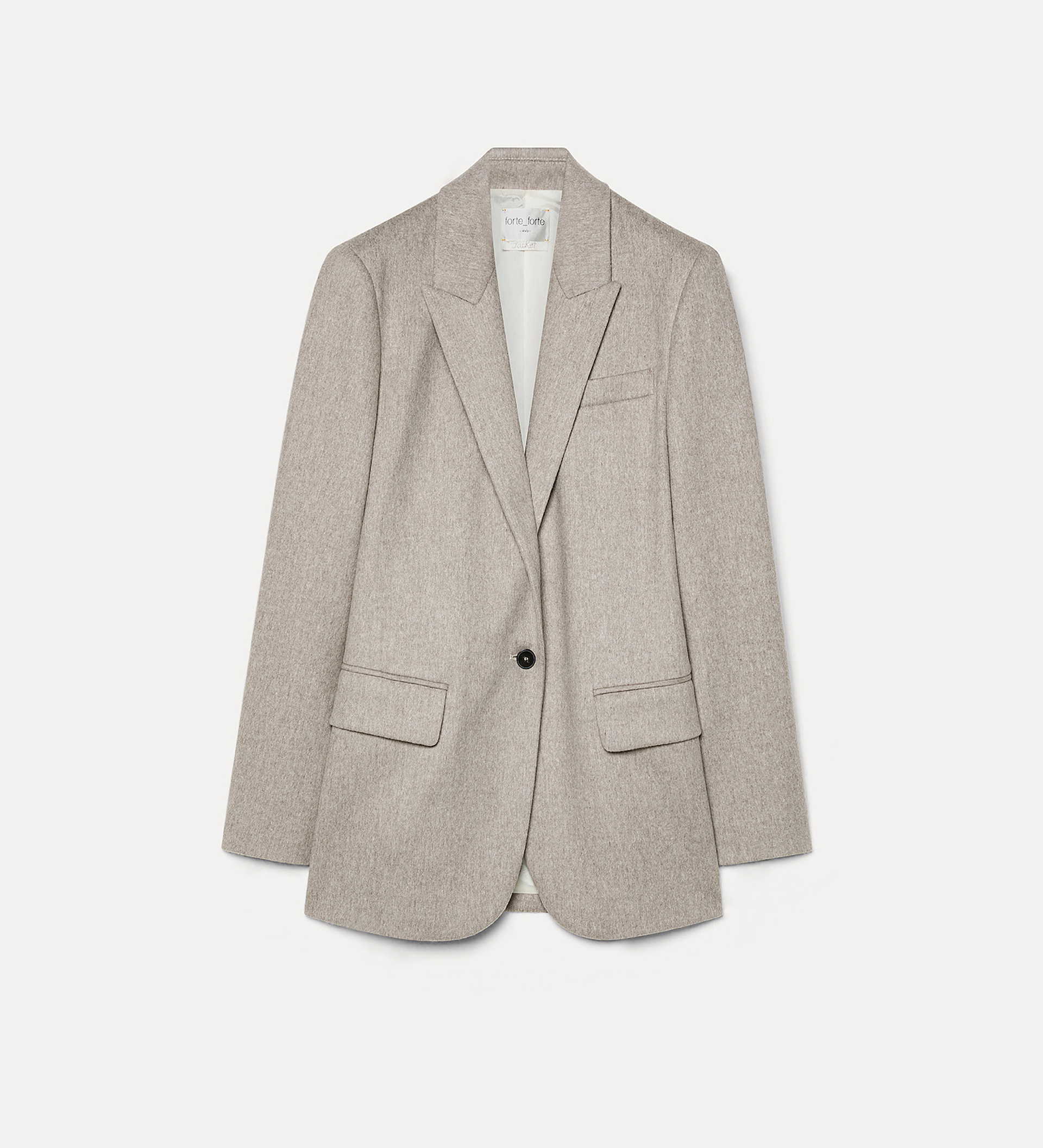 smart double–breasted wool jacket | forte_forte
