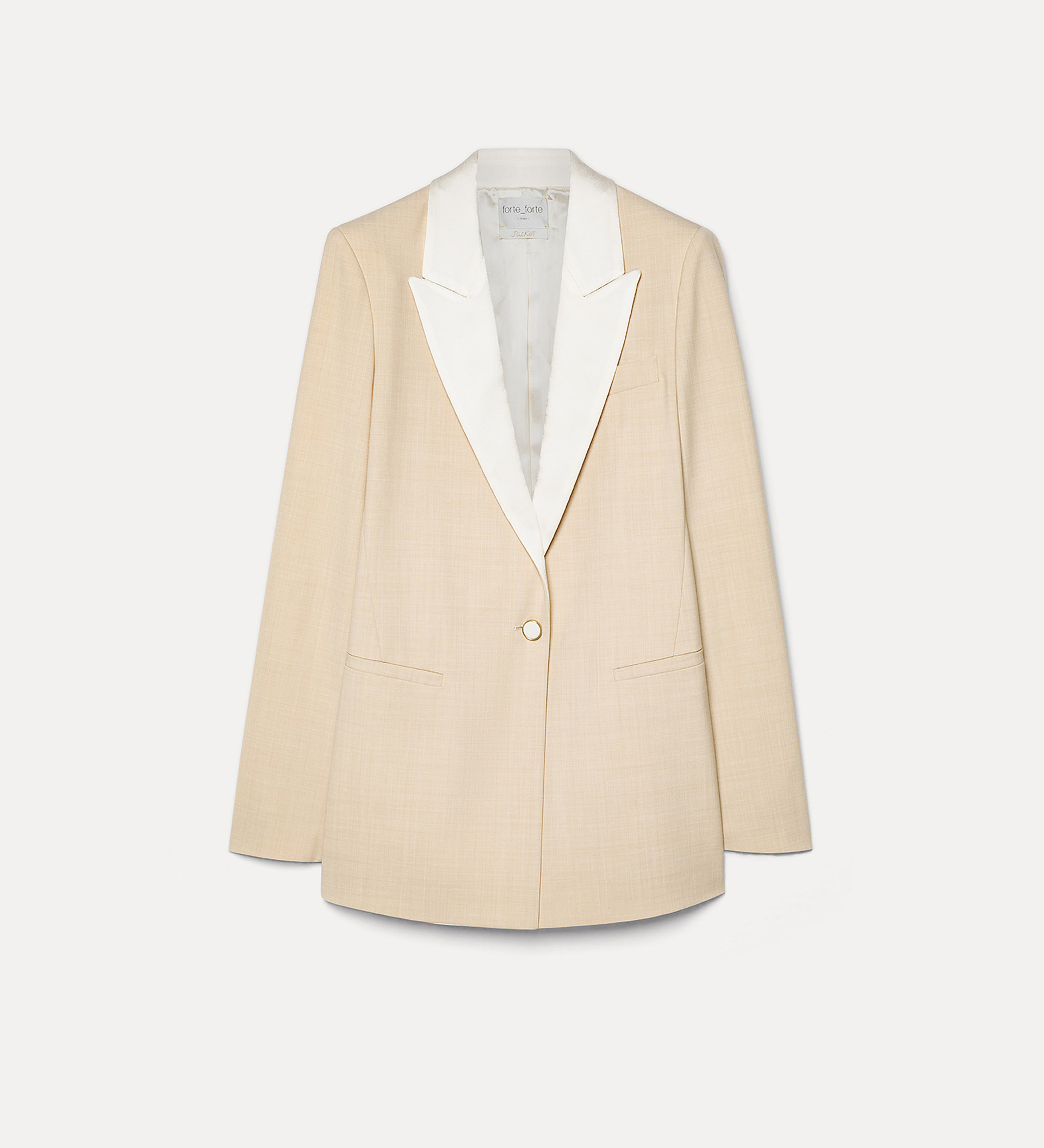 dinner jacket in wool–blend canvas | forte_forte
