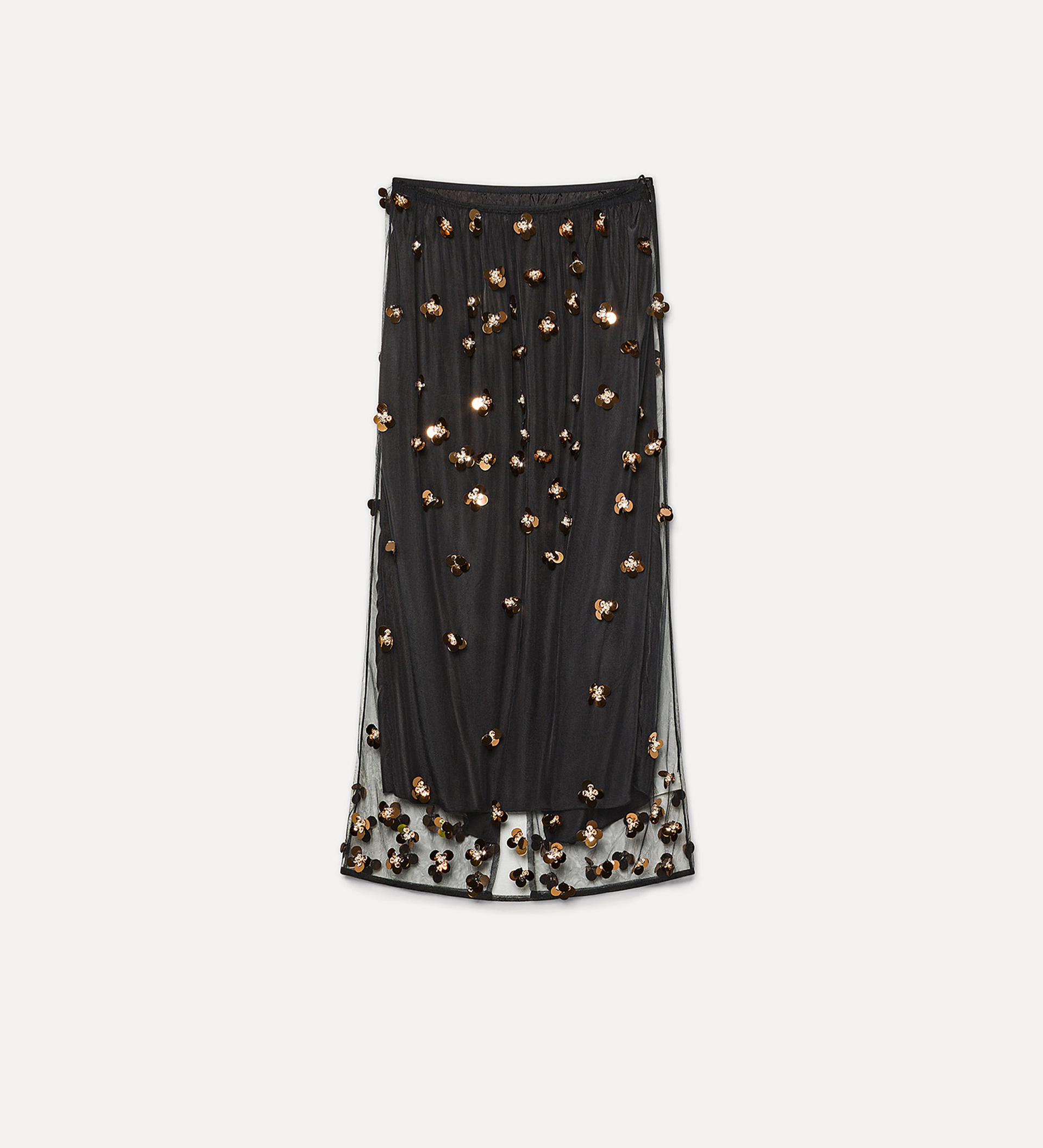 jupe en tulle avec broderie “petites étoiles” | forte_forte