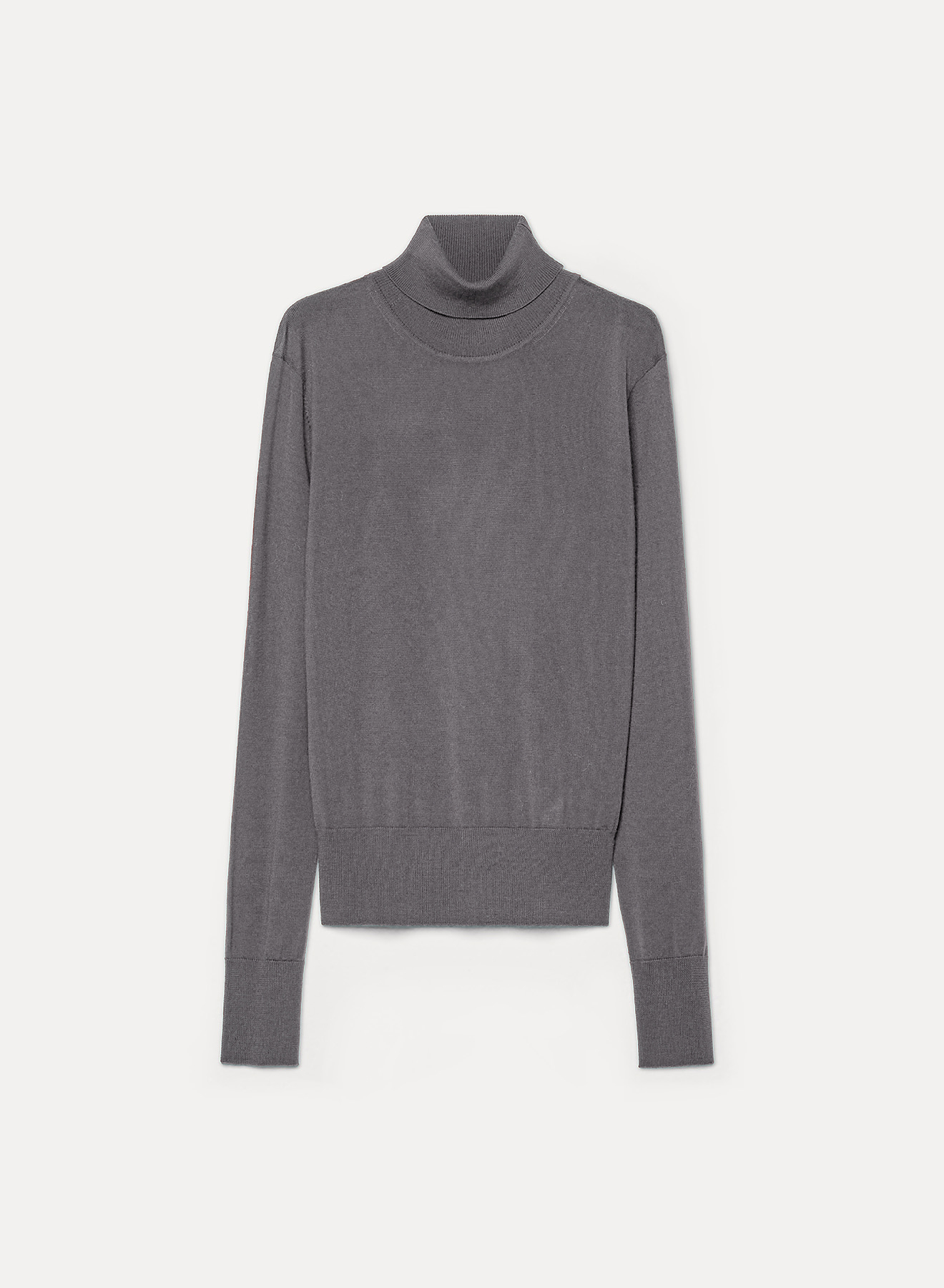 high–neck sweater in superfine merino wool | forte_forte
