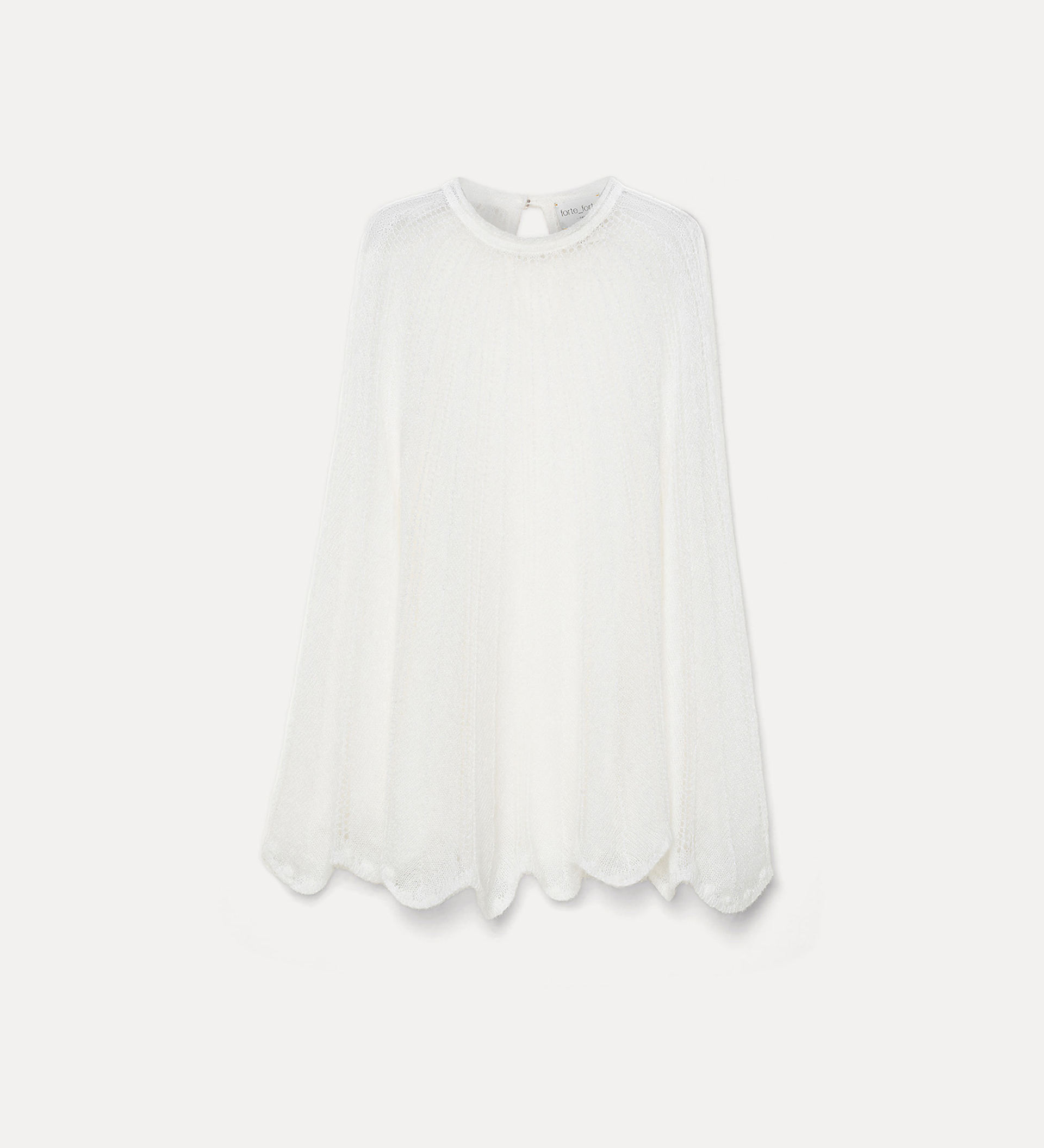 pointelle–stitch knit in brushed mohair | forte_forte