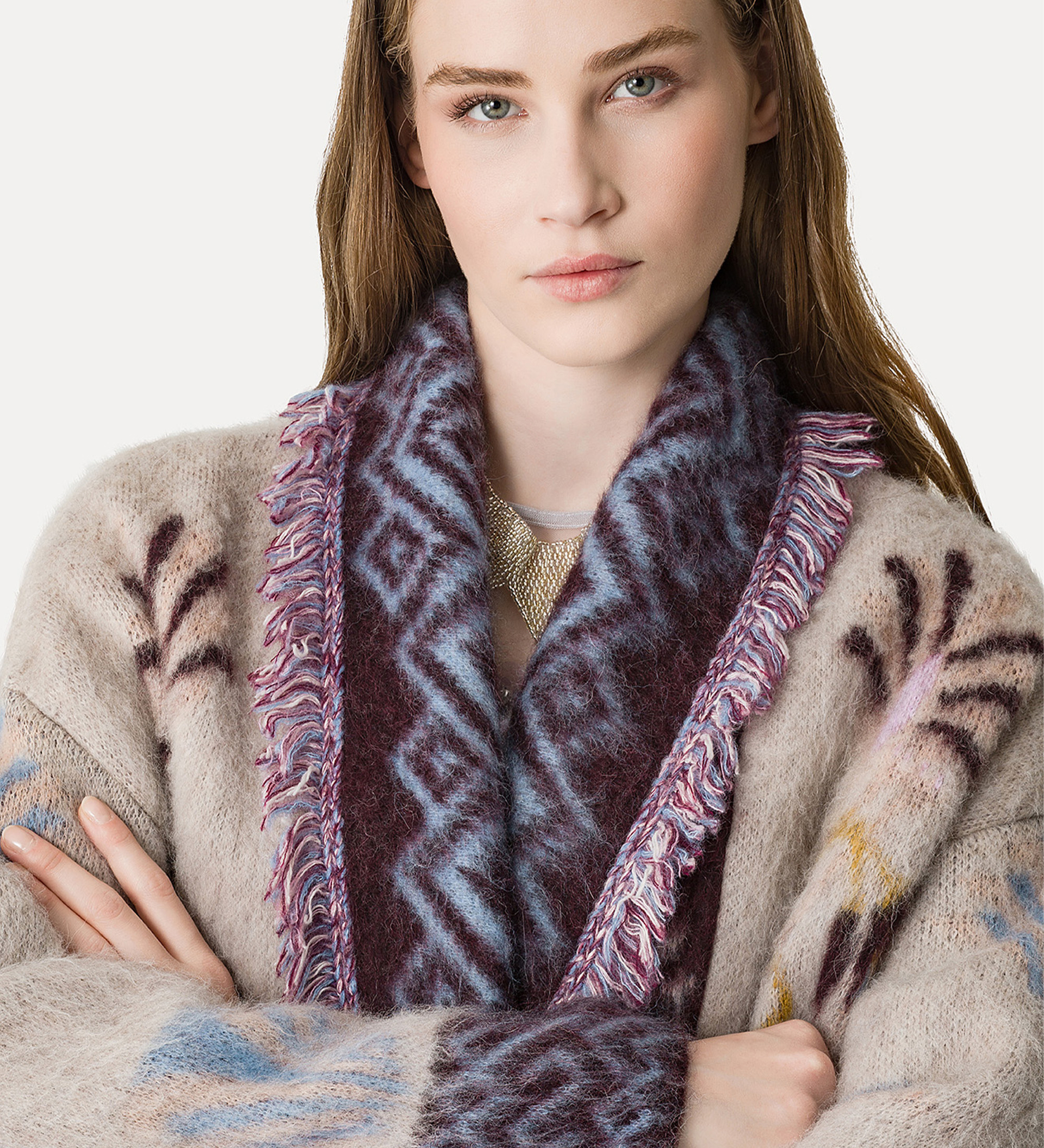 longline cardigan in baby alpaca wool | forte_forte