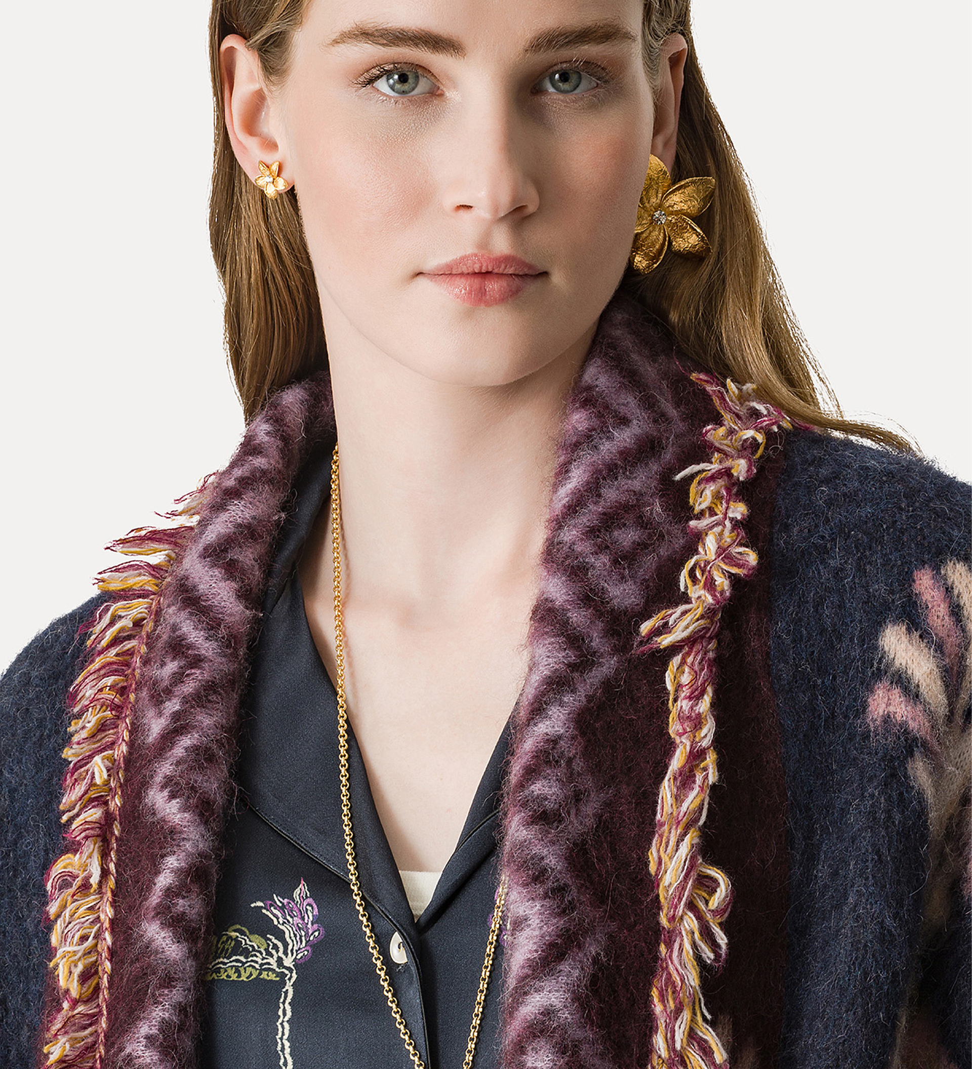 longline cardigan in baby alpaca wool | forte_forte