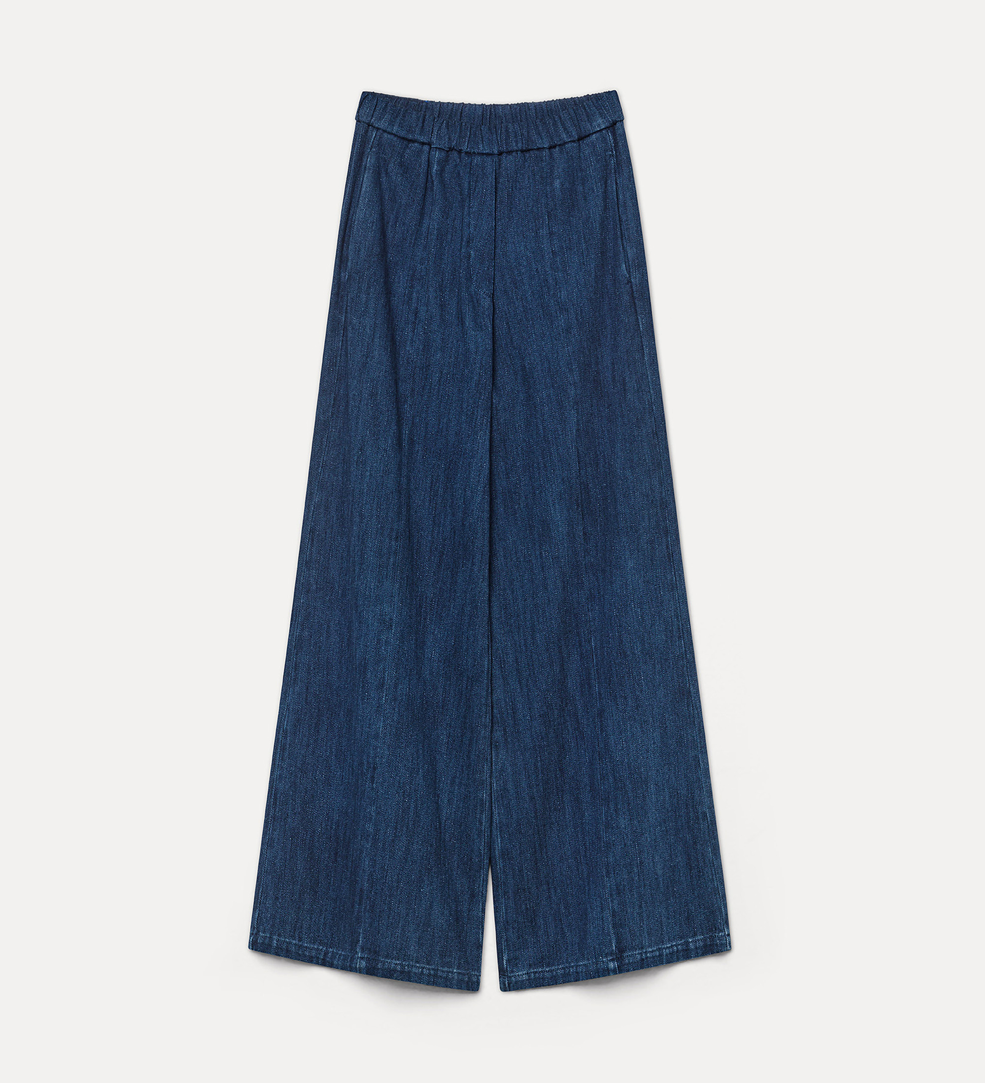 palazzo trousers in denim | forte_forte