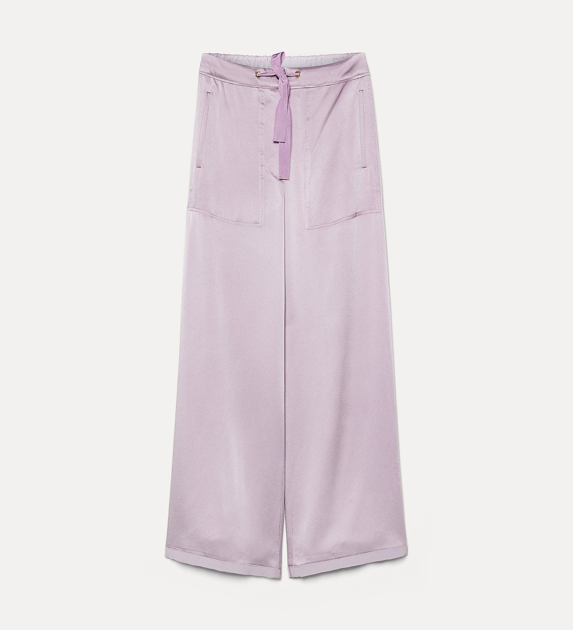 cargo trousers in satin envers | forte_forte