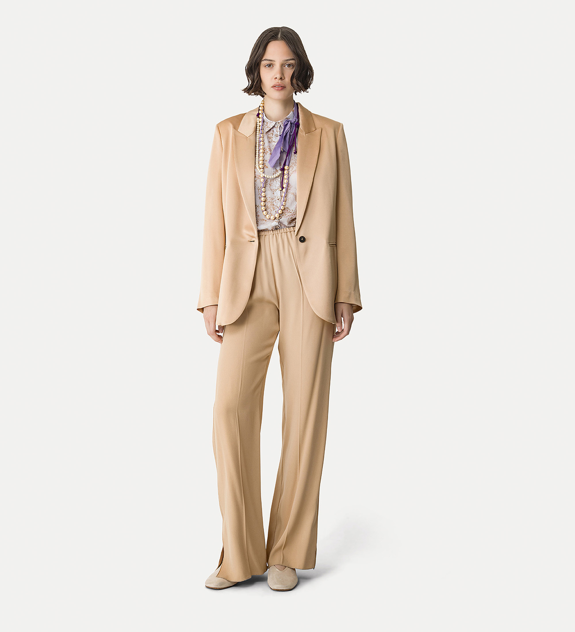 veste élégante en envers satin | forte_forte