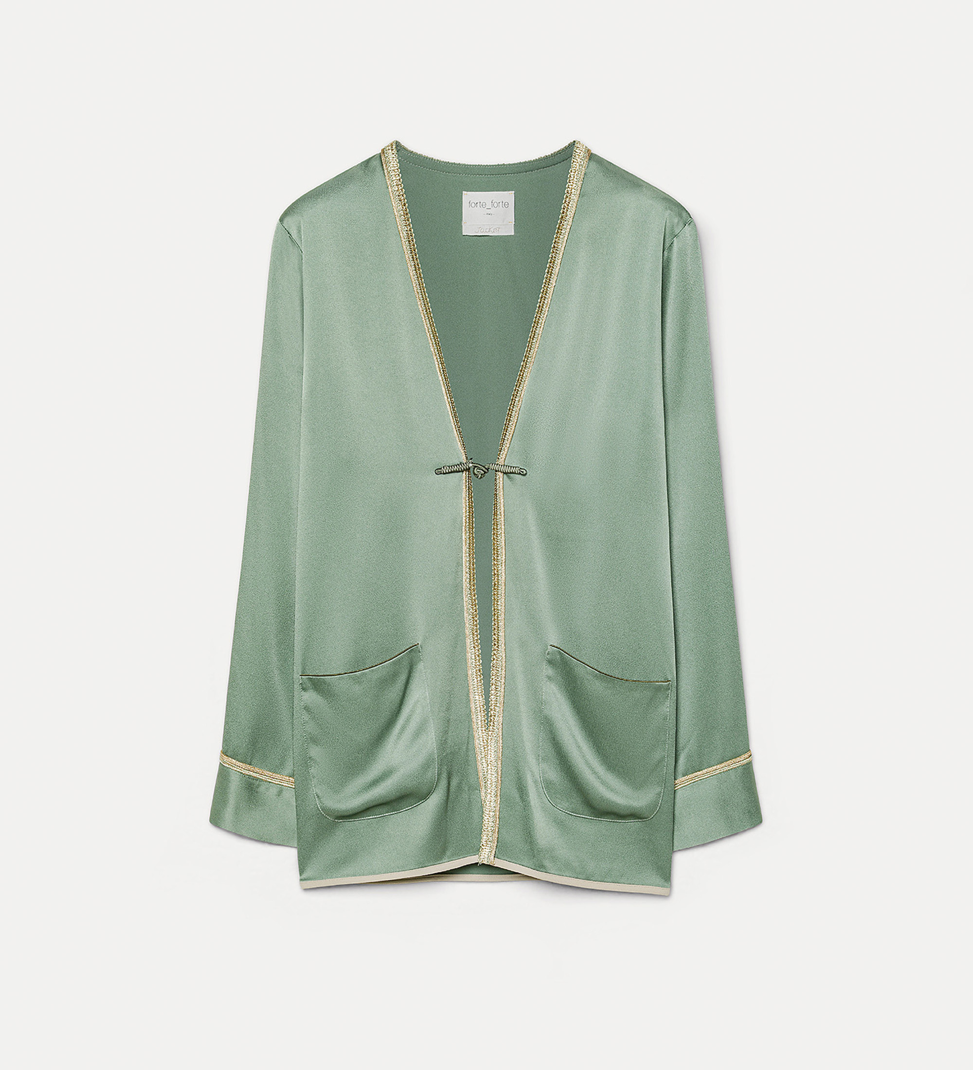 tang—style jacket in envers satin | forte_forte
