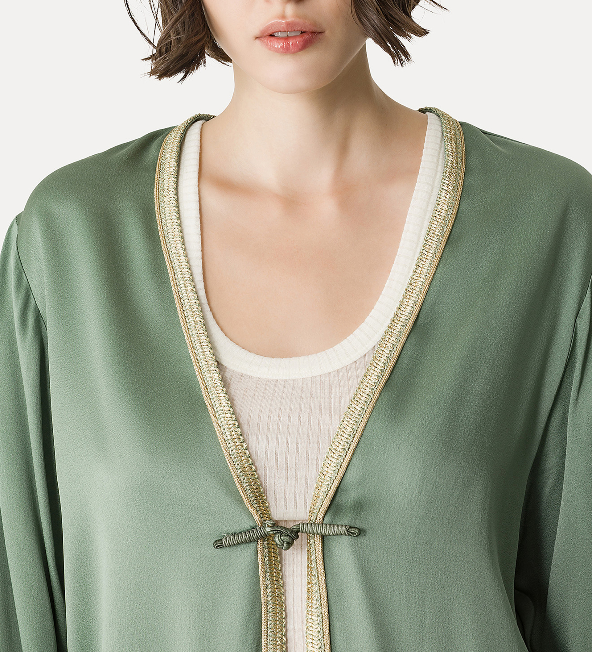 tang—style jacket in envers satin | forte_forte