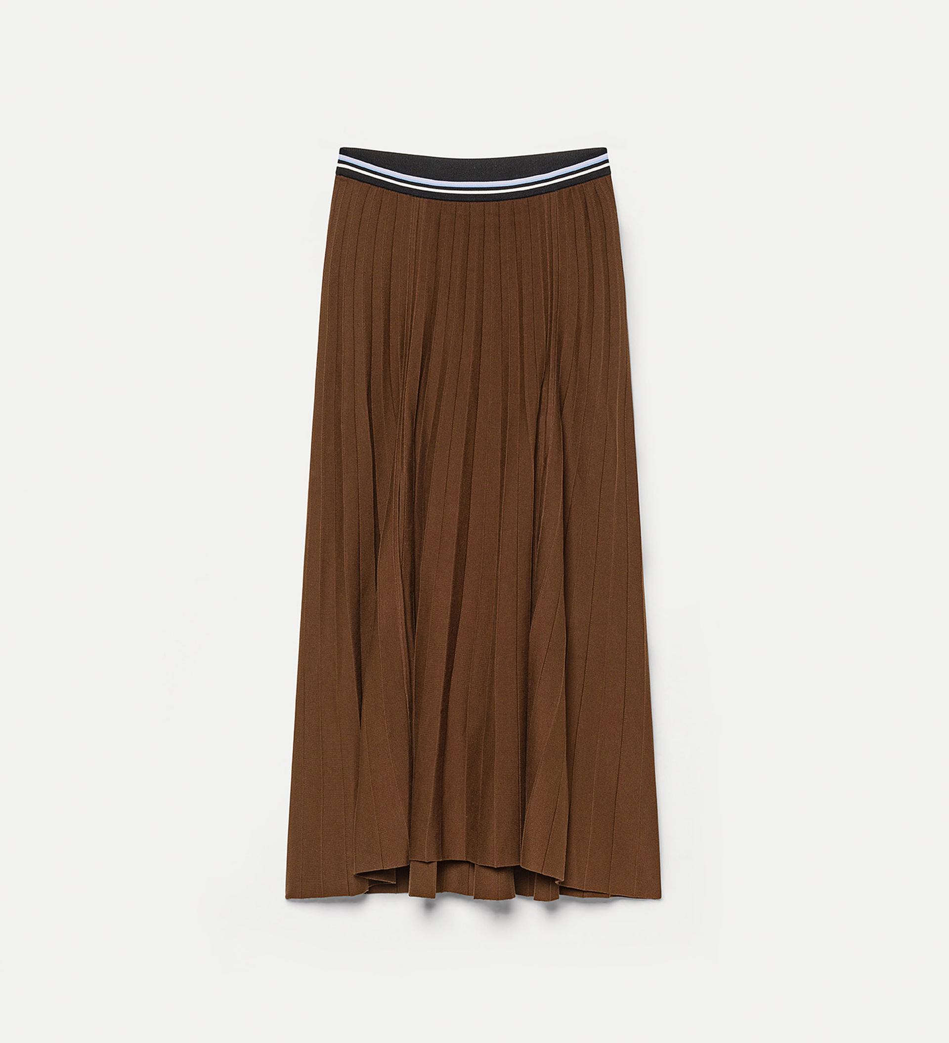 pleated skirt in fabric stitch | forte_forte