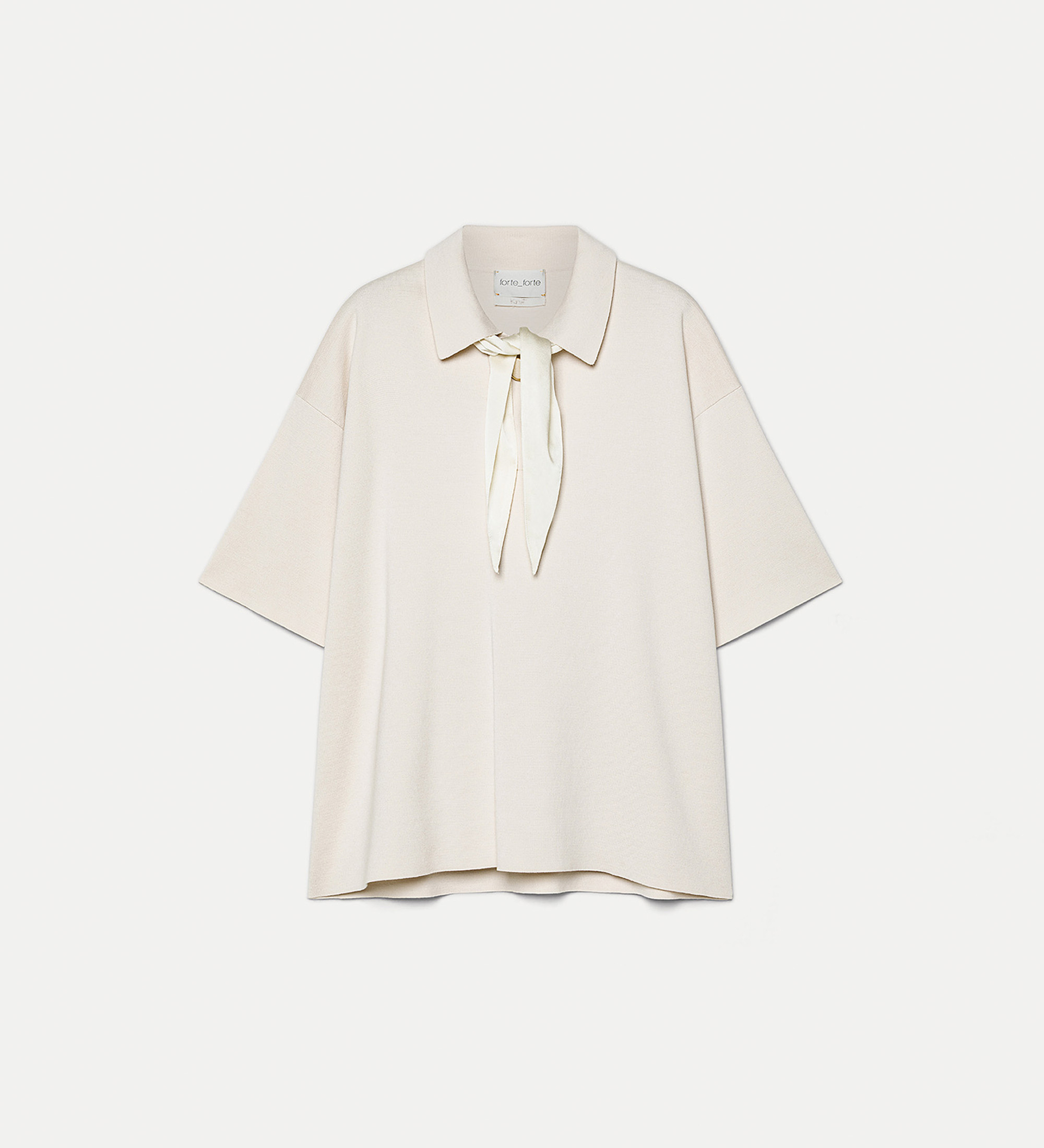 polo en coton point tissu | forte_forte