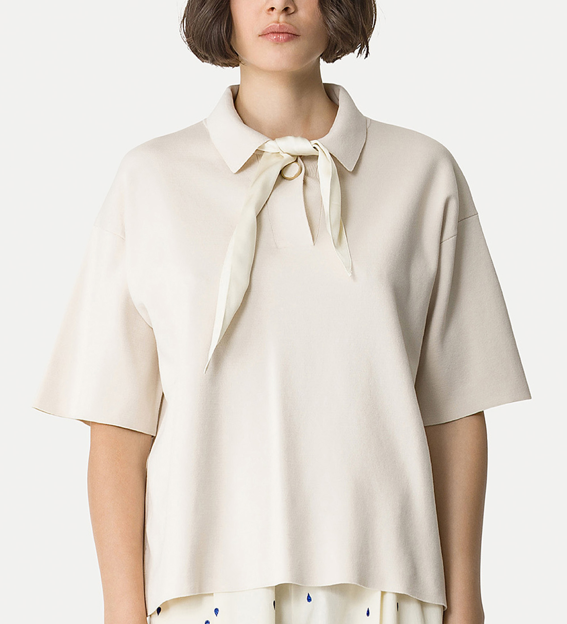 polo en coton point tissu | forte_forte