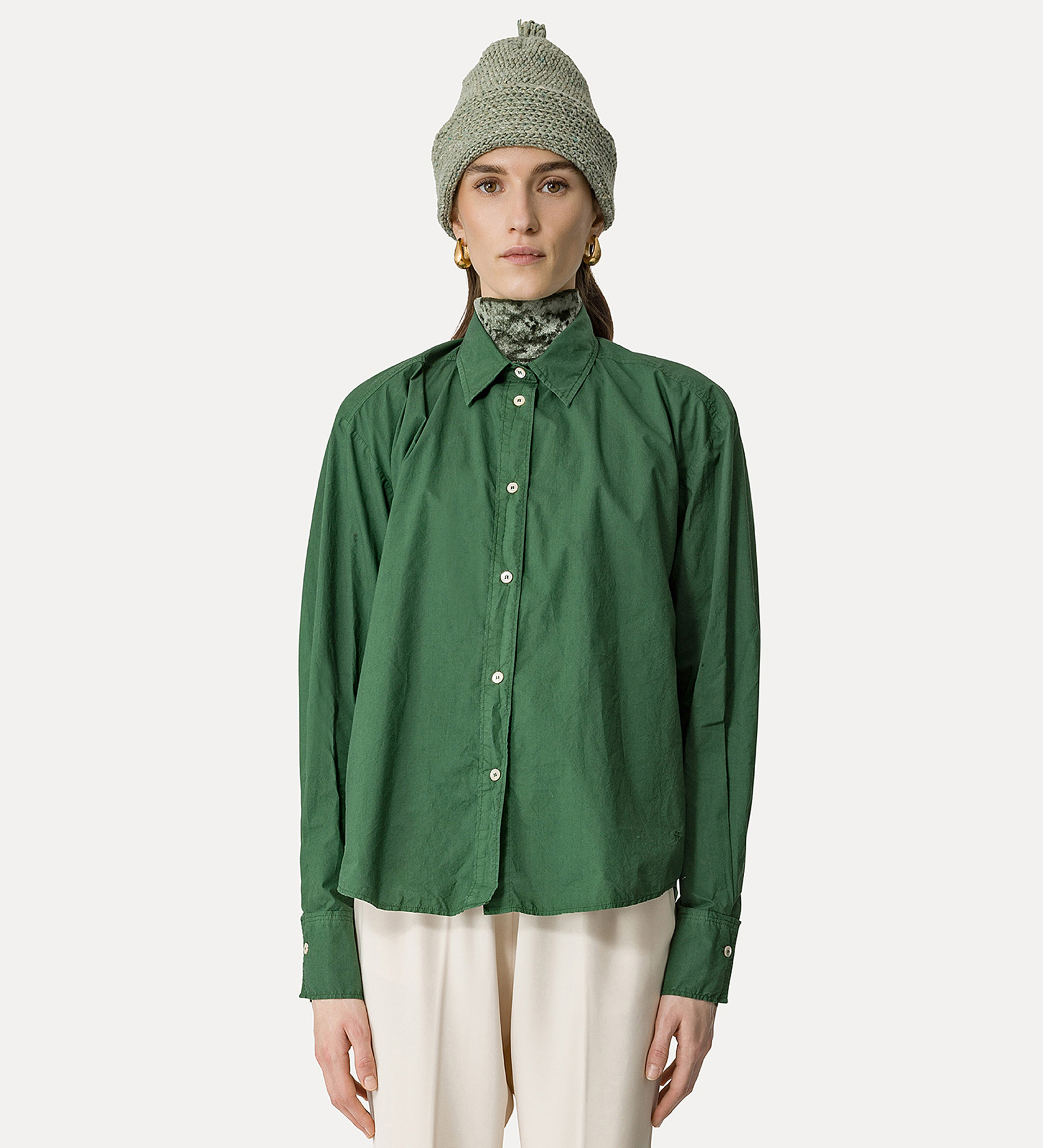 chemise masculine essential en popeline de coton BCI | forte_forte