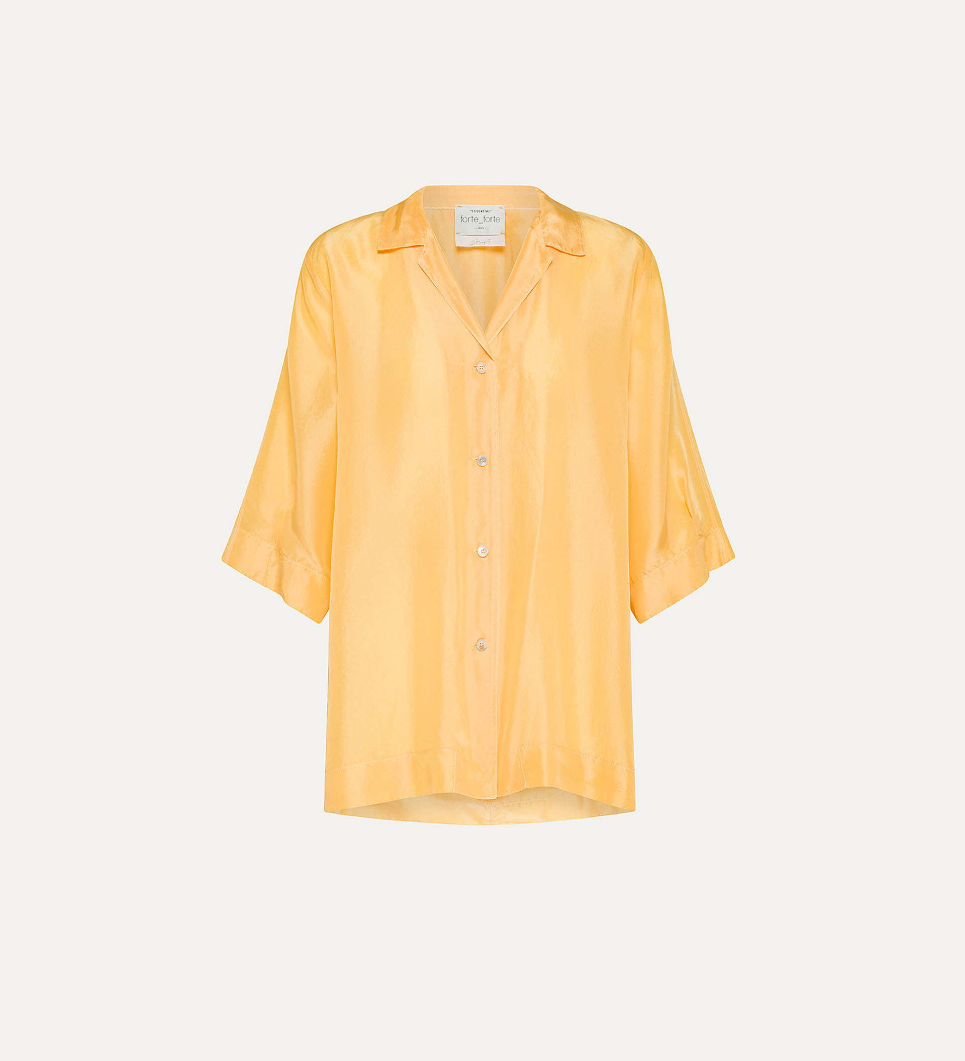 chemise essential en soie habotai | forte_forte