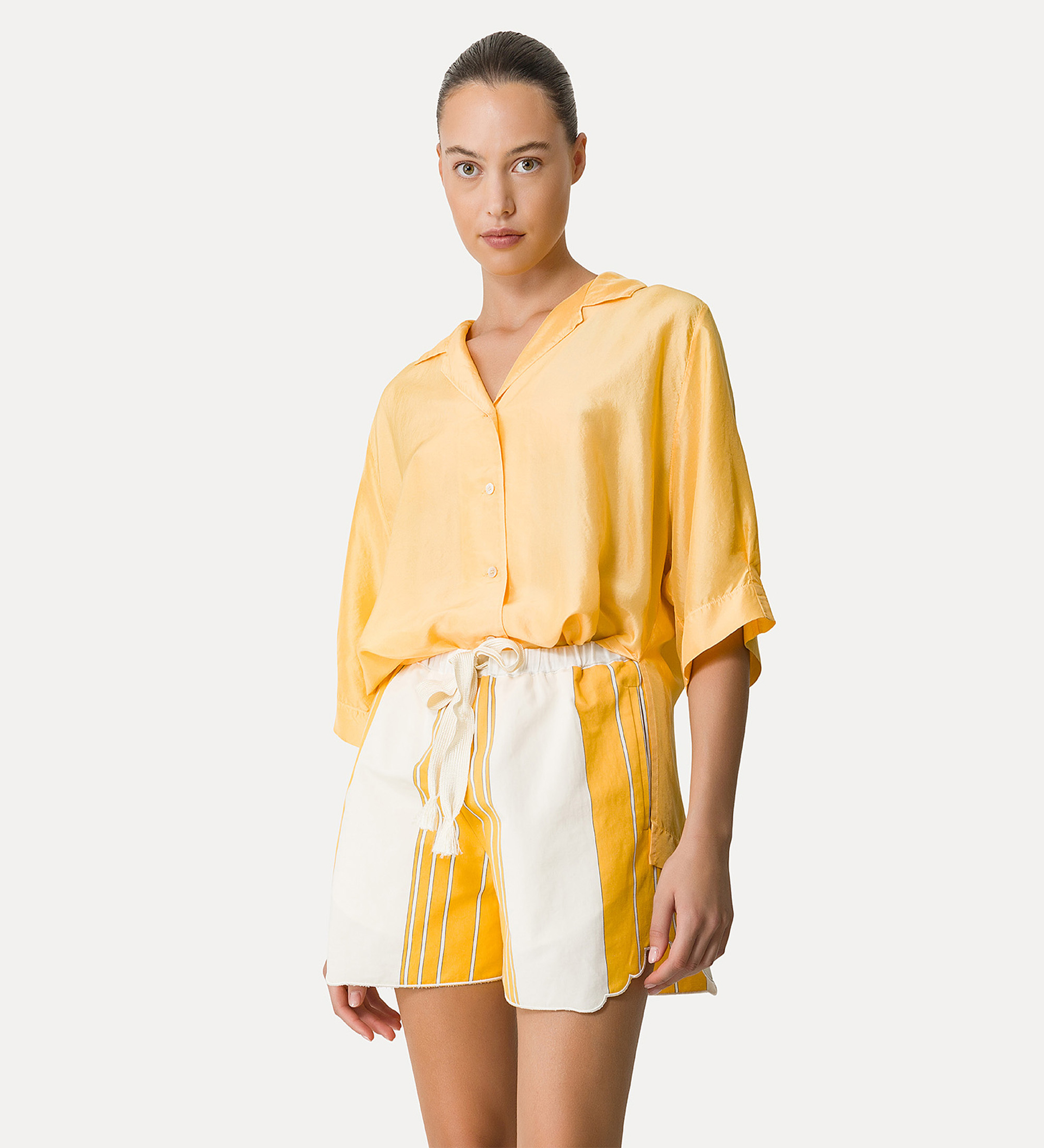 chemise essential en soie habotai | forte_forte