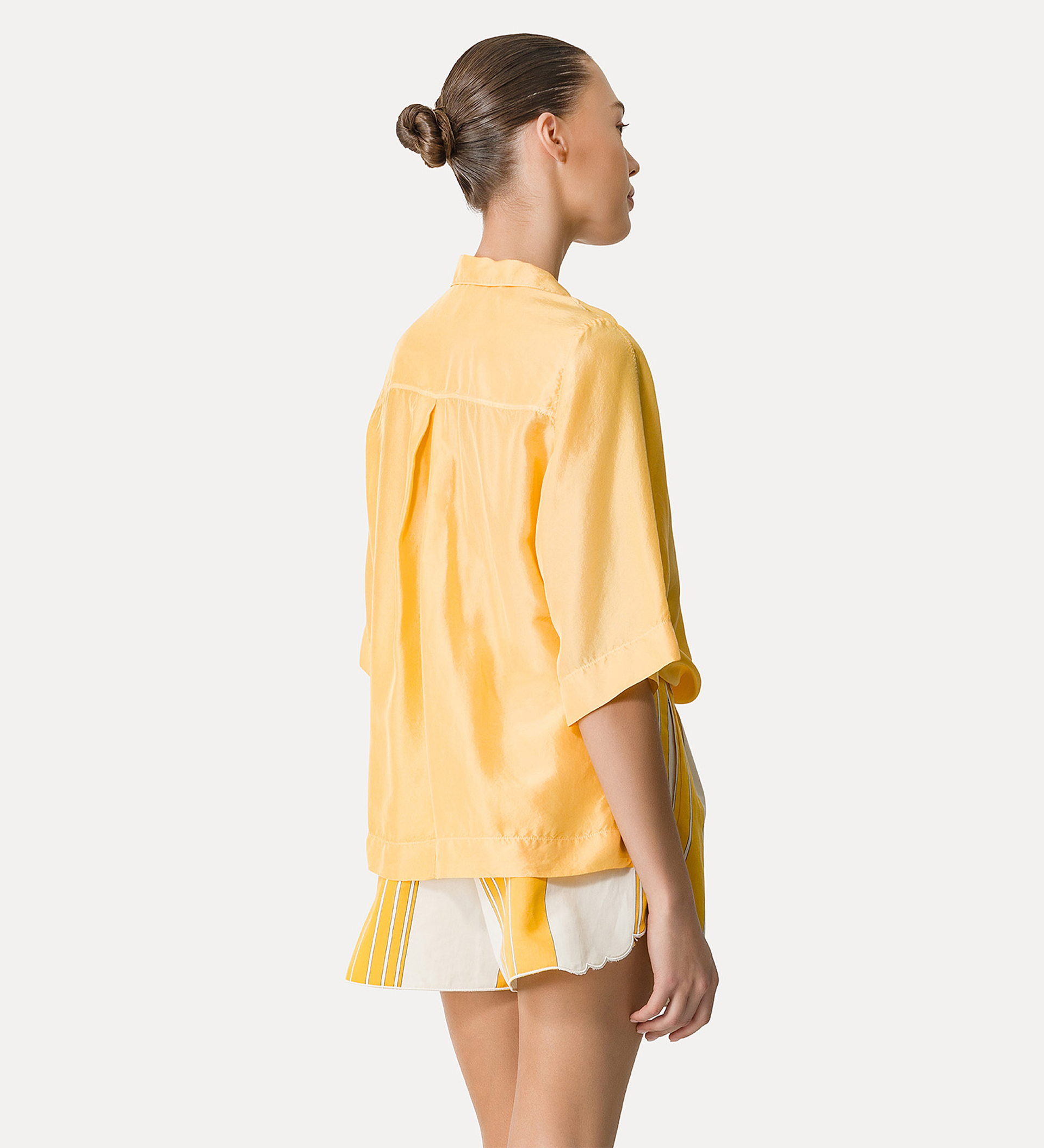 chemise essential en soie habotai | forte_forte