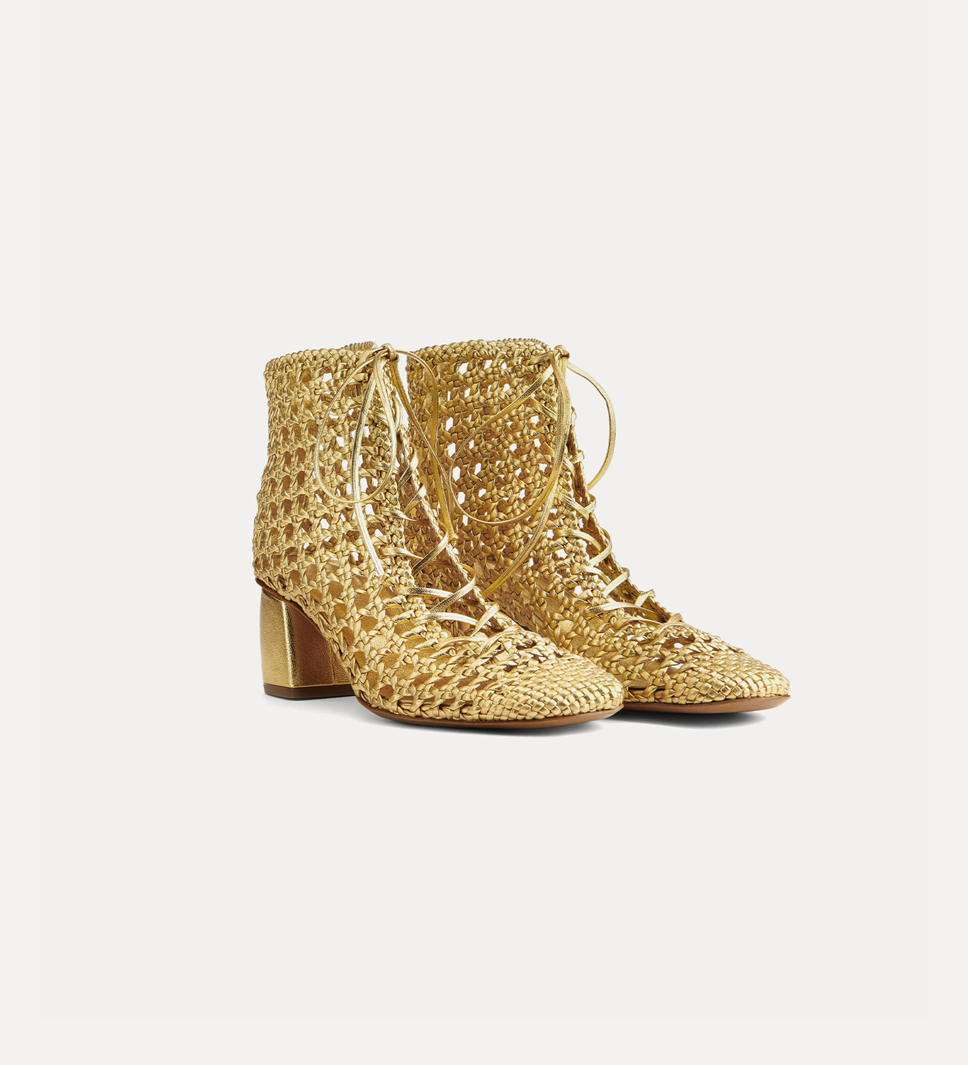 chic hand–braided ankle boot | forte_forte